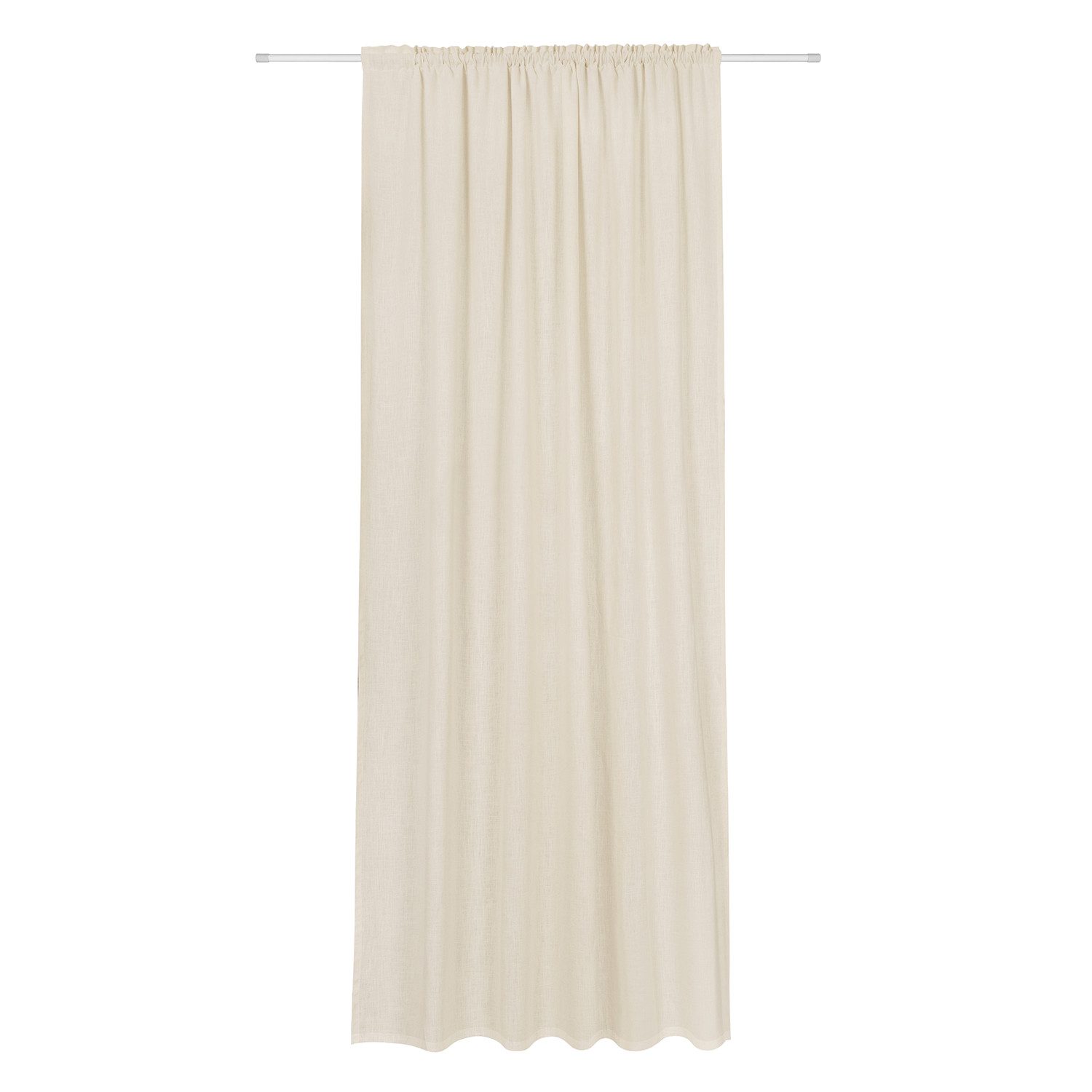 Gerster Vorhang Bio-Baumwolle/Leinen-Schal Uni, 140 x günstig online kaufen