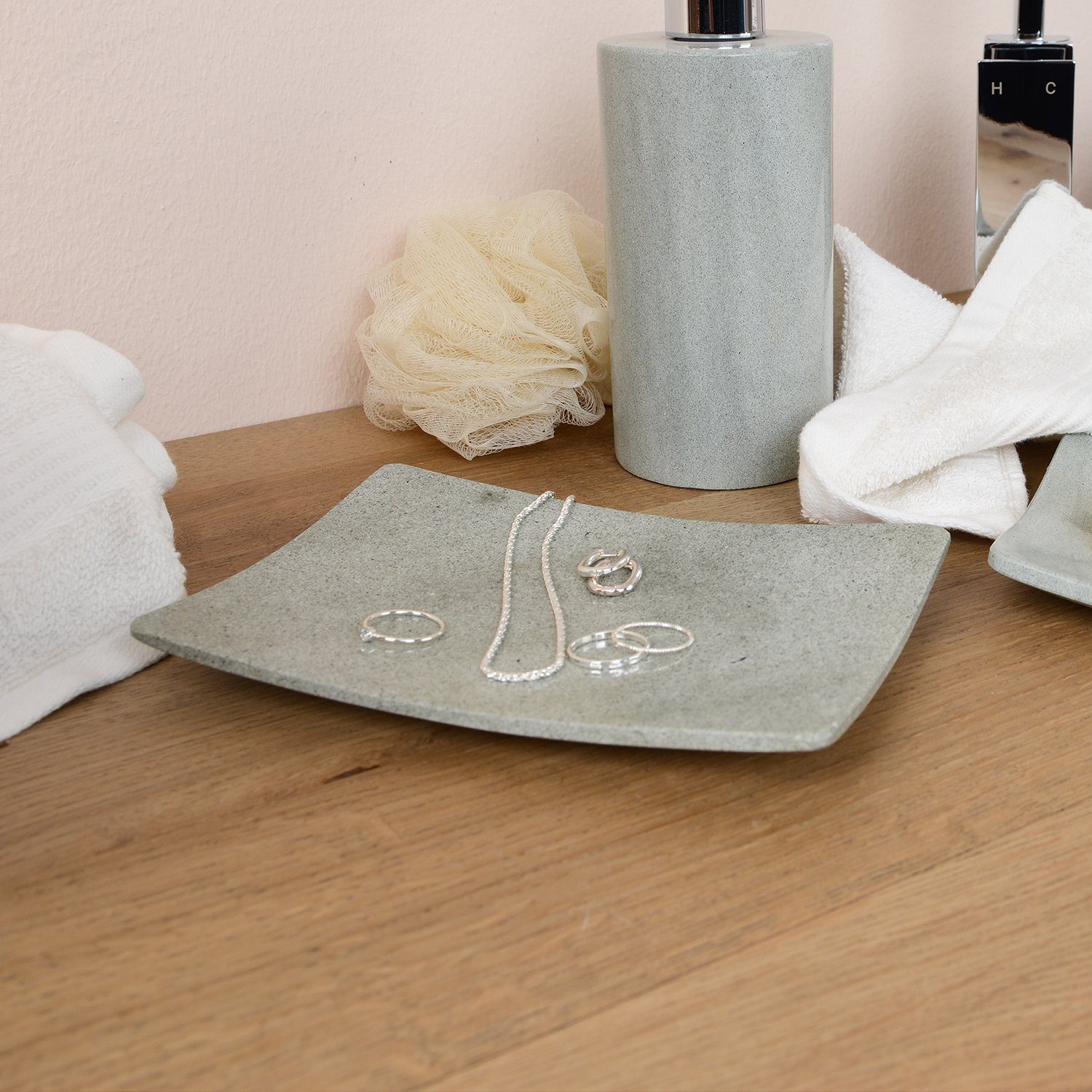 wohnfreuden Dekoschale Sandstein Schale 18 cm günstig online kaufen