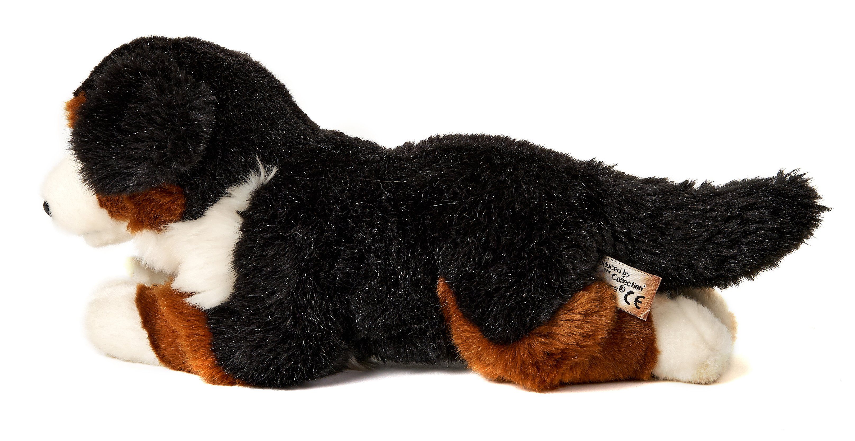 Plüschtier, Plüsch-Hund Uni-Toys Berner 29 liegend % - zu Sennenhund, cm - - 100 Füllmaterial recyceltes Kuscheltier (Länge)