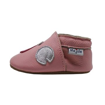 Yalion Weiche Leder Lauflernschuhe Hausschuhe Libelle Rosa 100% Leder Krabbelschuh