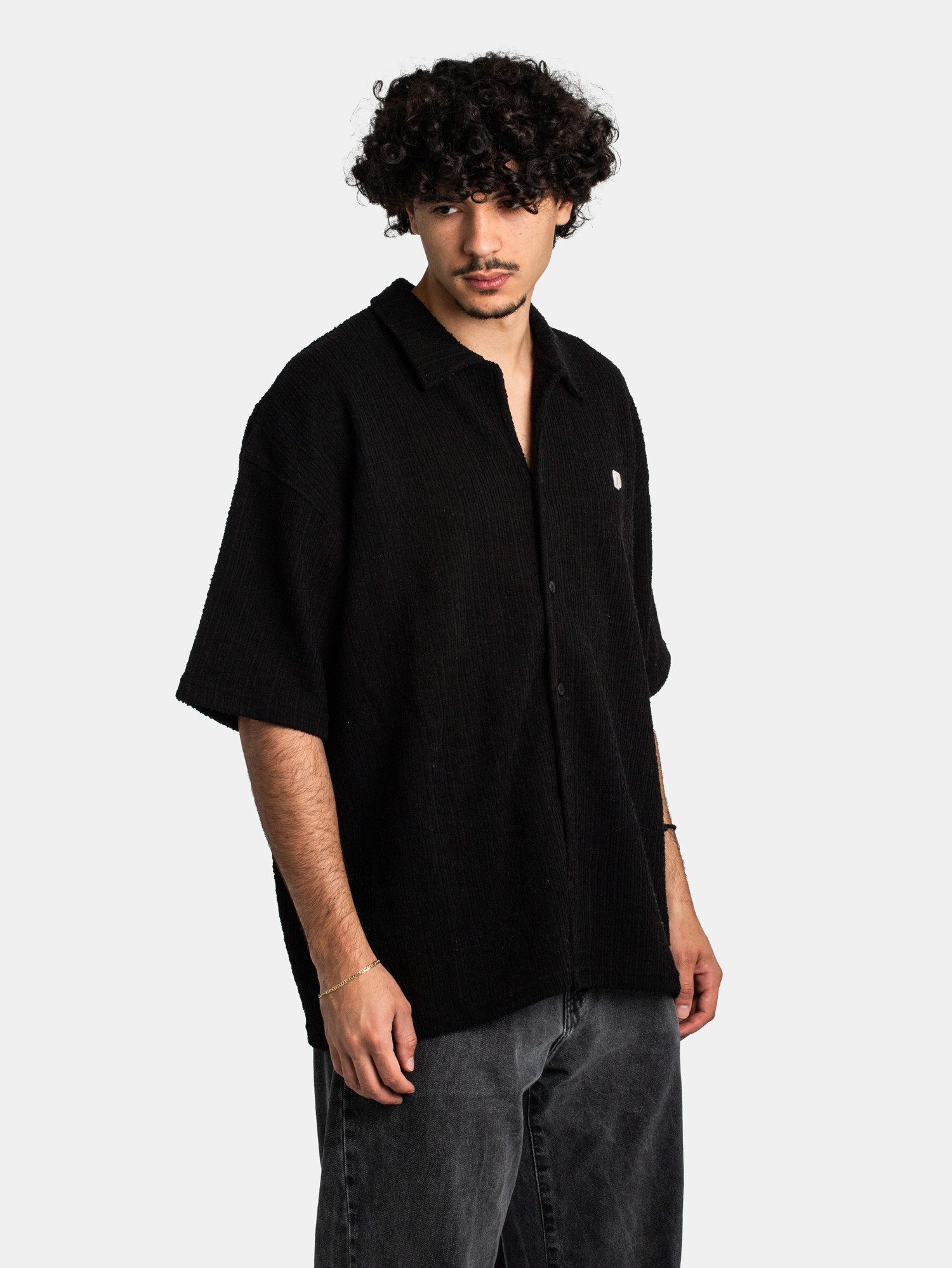 PEGADOR Kurzarmhemd Pegador Libco Structure Knit günstig online kaufen