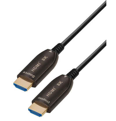 Maxtrack HDMI-Kabel, HDMI, Stecker auf Stecker (1000 cm), Aktives HDMI Glasfaser Kabel
