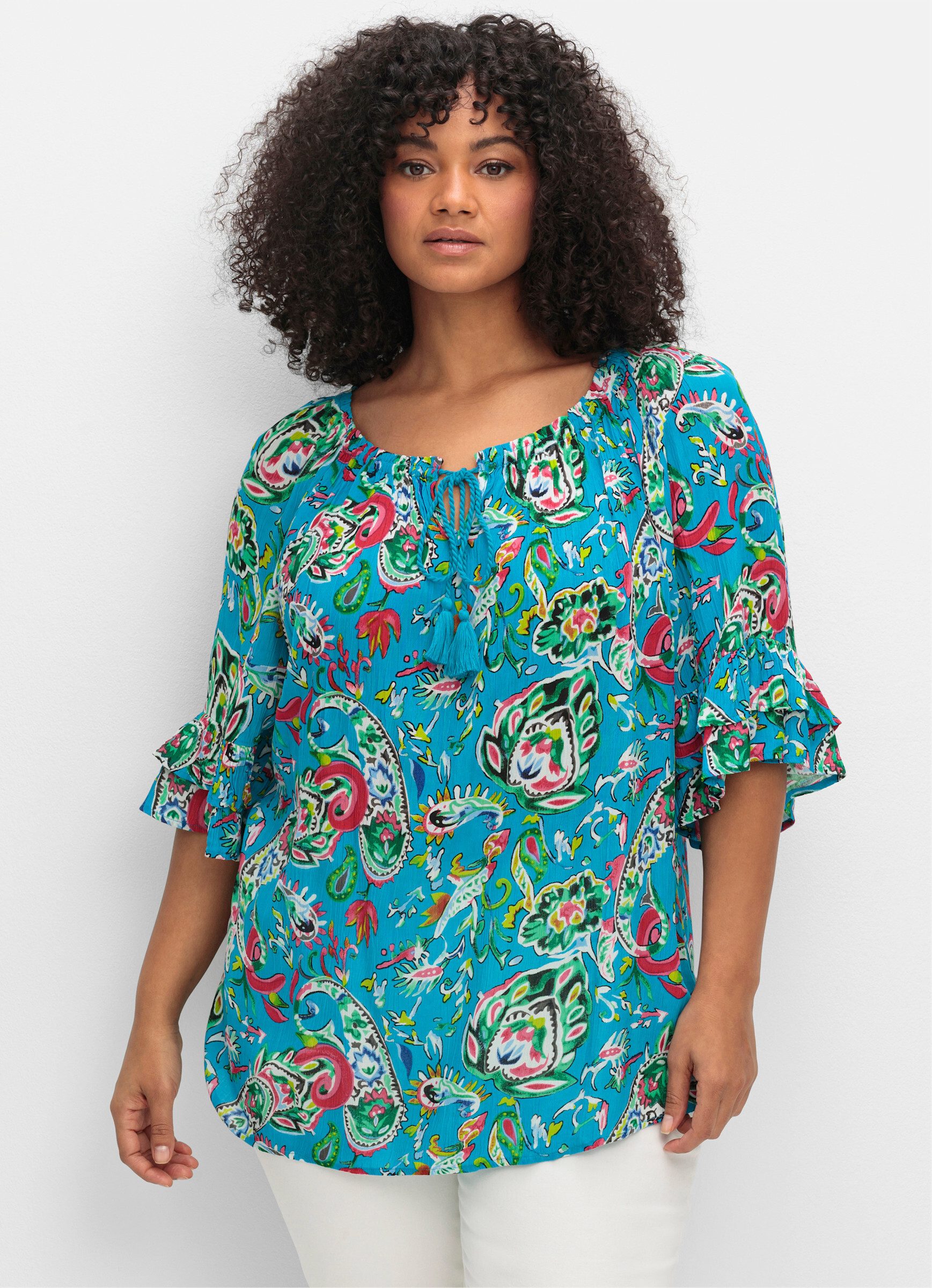 sheego by Joe Browns Klassische Bluse Crinklebluse . günstig online kaufen