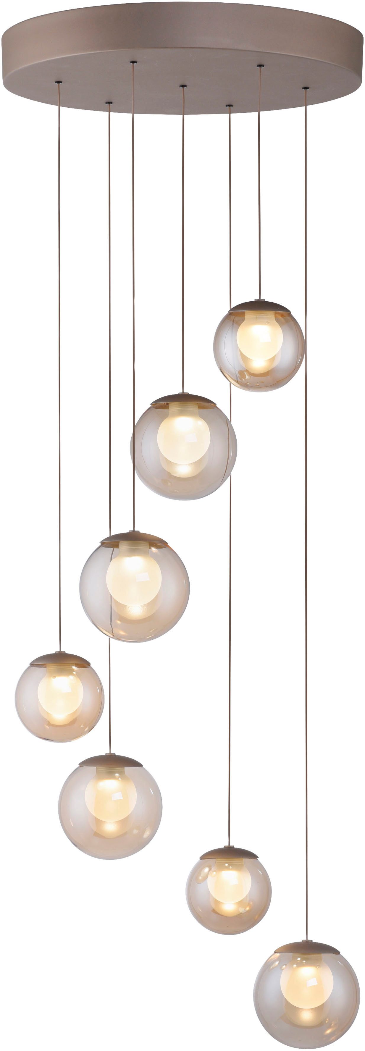 Neuhaus PURE LED Pendelleuchte PURE Popup, CCT - über Fernbedienung, LED fest integriert, warmweiß - kaltweiß, Comfort Lift, CCT, dimmbar über Fernbedienung