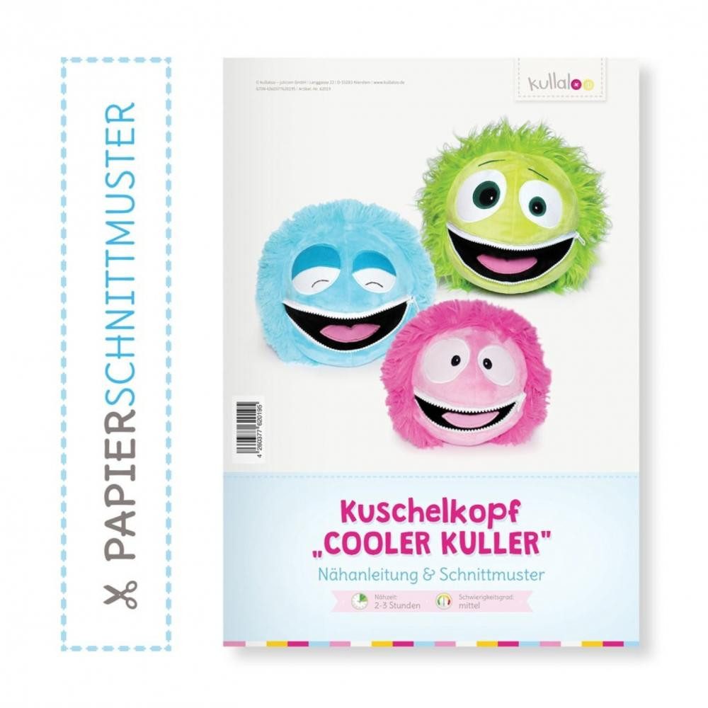 kullaloo Bücher-Adventskalender - Papierschnittmuster Nähanleitung Kuschelkopf Cooler Kuller