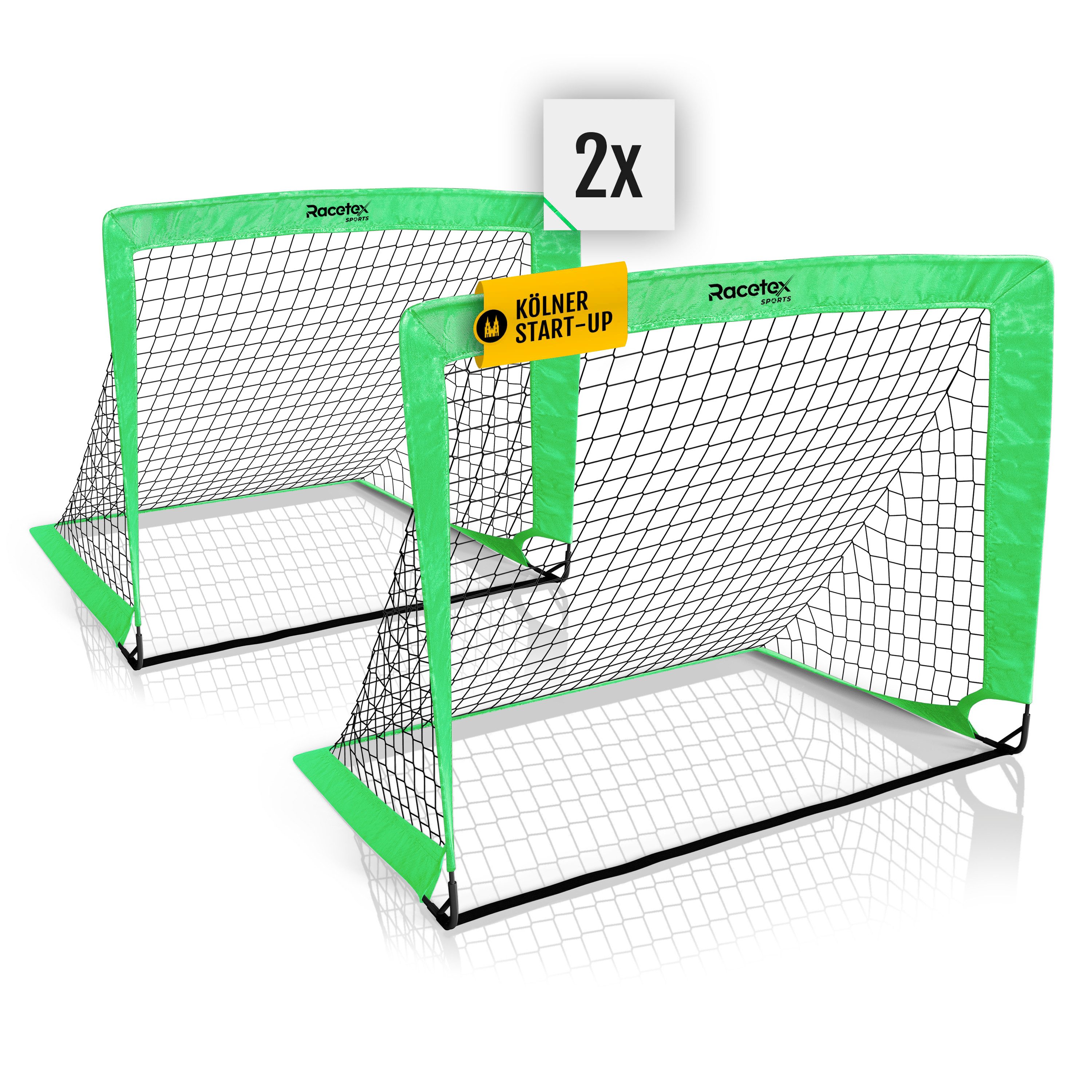 Racetex Fußballtor Racetex 2er Fußballtor Kinder Set - inkl. Tasche - FRÜHLINGSAKTION, ⚽ UNSERE EMPFEHLUNG ⚽
