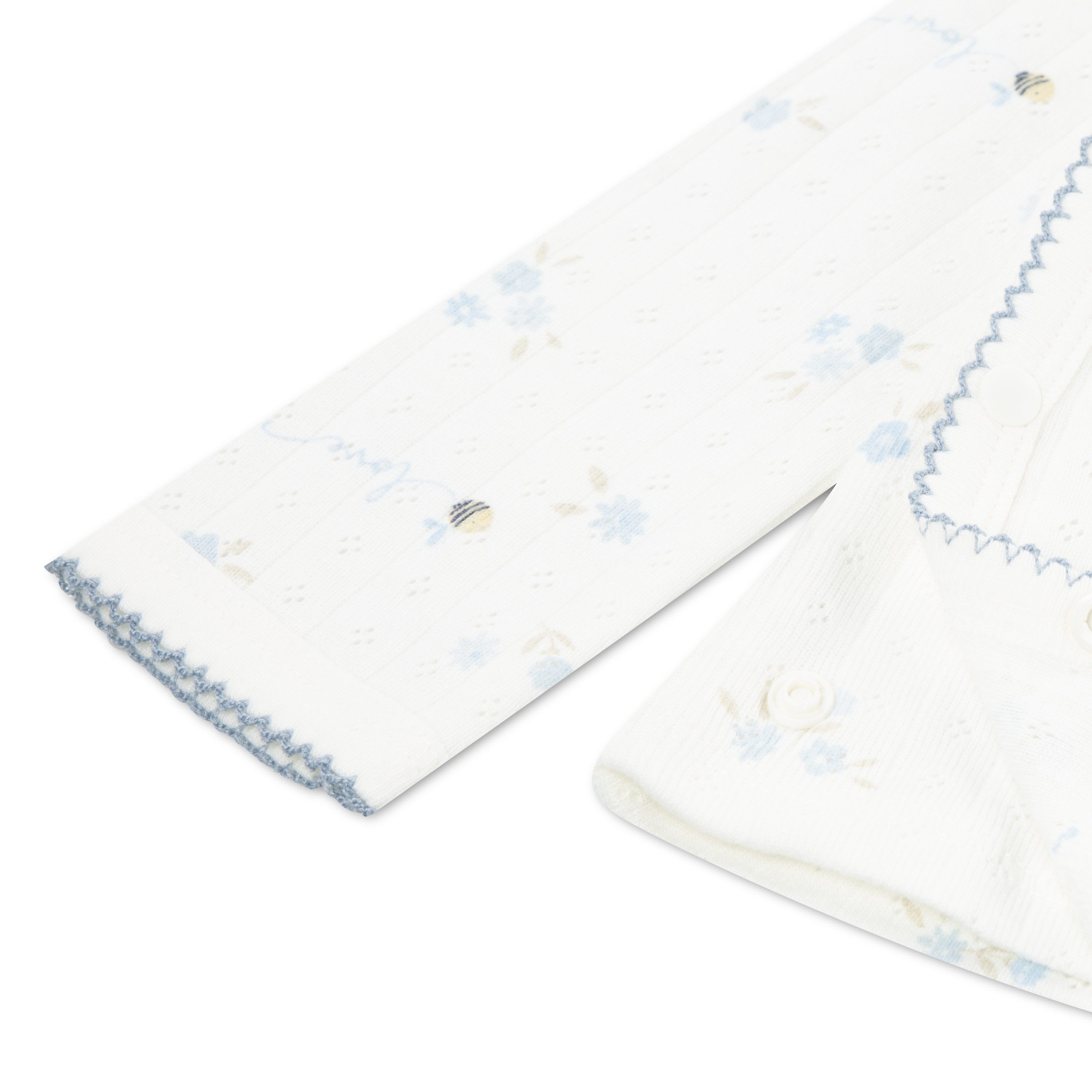 HUGGIES babywear Langarmshirt & Hose HUGG FOOTED PANT SET+ATTACHMEN (Set) mit All-Over Print – Bild 4 von 5