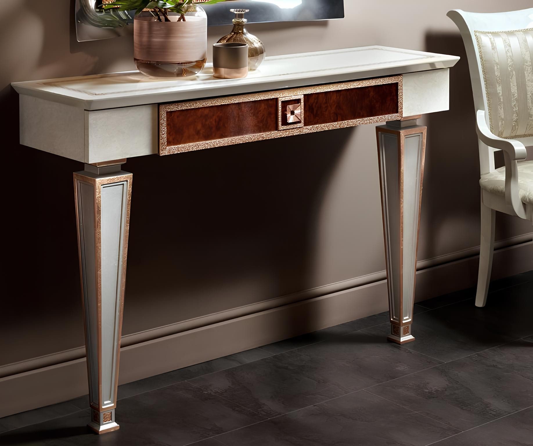 Konsolentisch Design Holz Tisch Konsole e Luxus Neu für Wohnzimmer