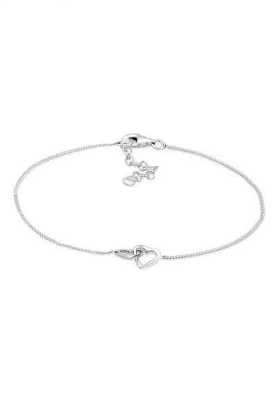 Elli Armband Herzen Verschlungen Lovely 925 Silber