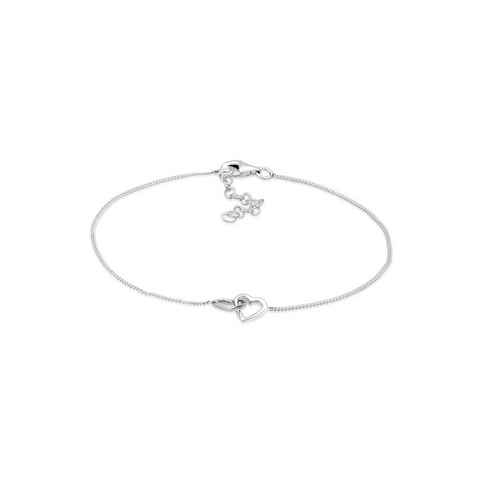 Elli Armband Herzen Verschlungen Lovely 925 Silber