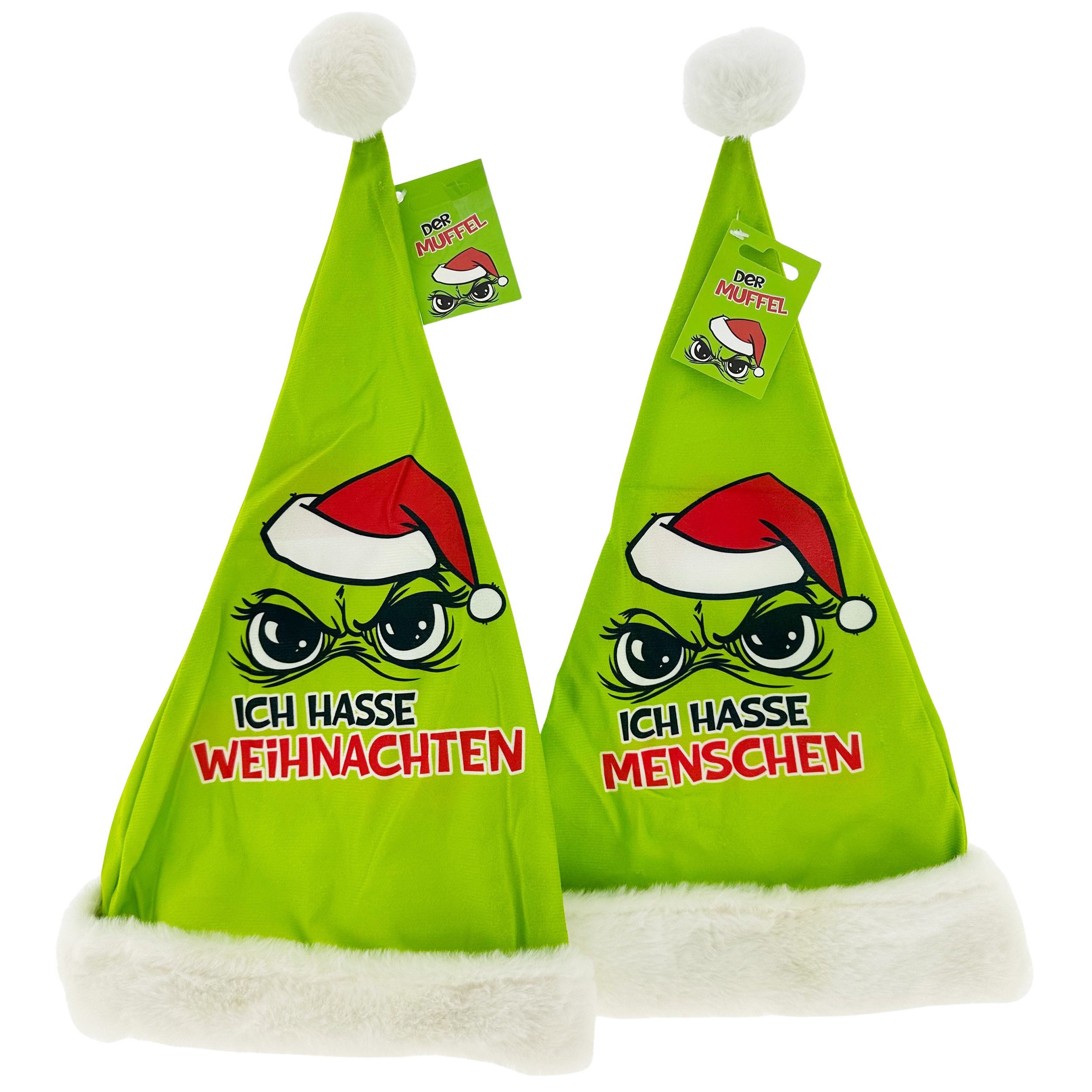 Annastore Bommelmütze Witzige Weihnachtsmützen 2er-Set - günstig online kaufen