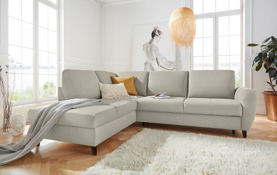 exxpo - sofa fashion Ecksofa Tres, Aus FSC®-zertifiziertem Holzwerkstoff