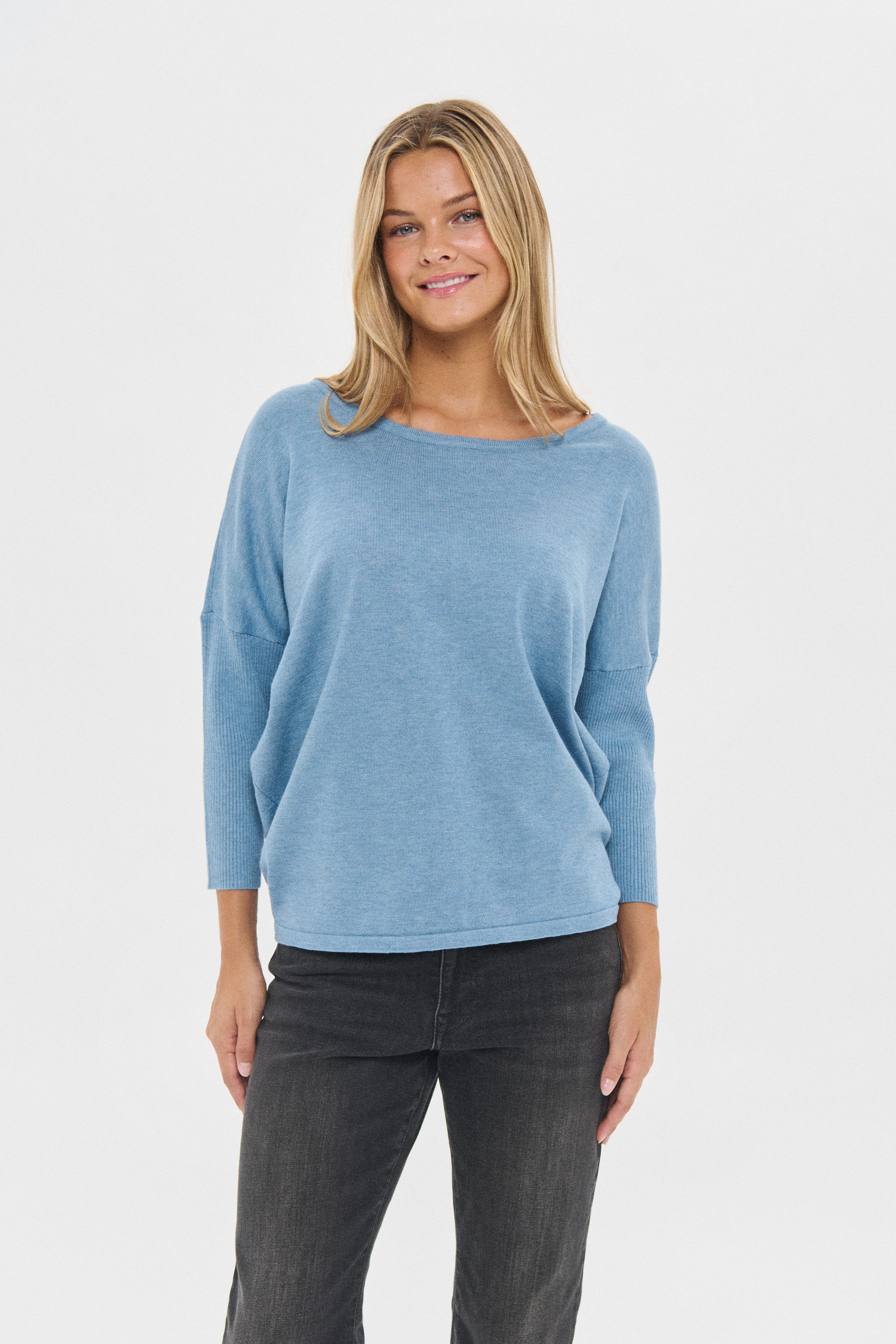 Saint Tropez Strickpullover A2561, MilaSZ R-Neck Pullover