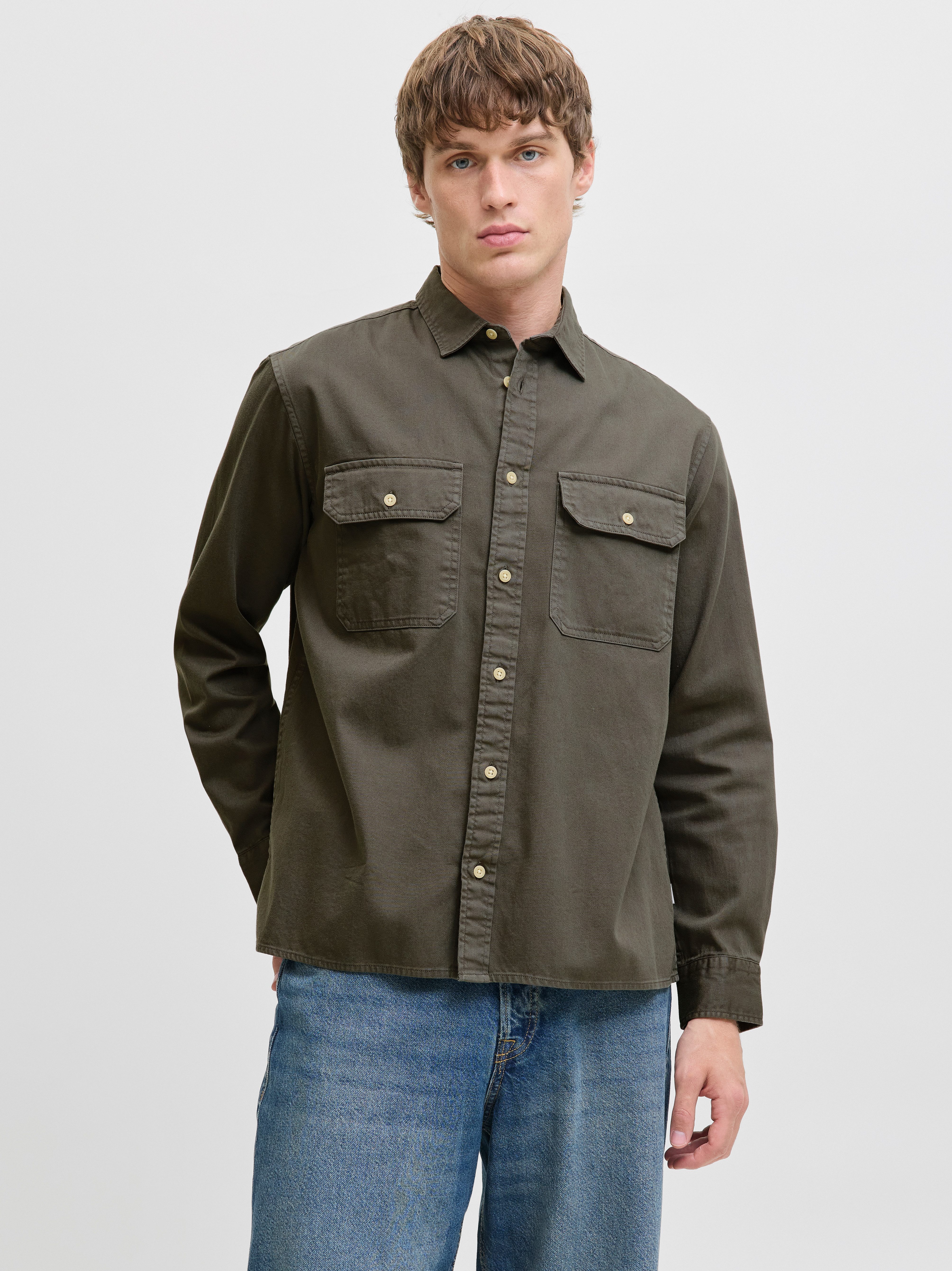 Jack & Jones Langarmhemd JJETRAVIS SHIRT günstig online kaufen