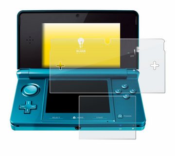 upscreen flexible Panzerglasfolie für Nintendo 3DS, Displayschutzglas, Schutzglas Glasfolie matt entspiegelt