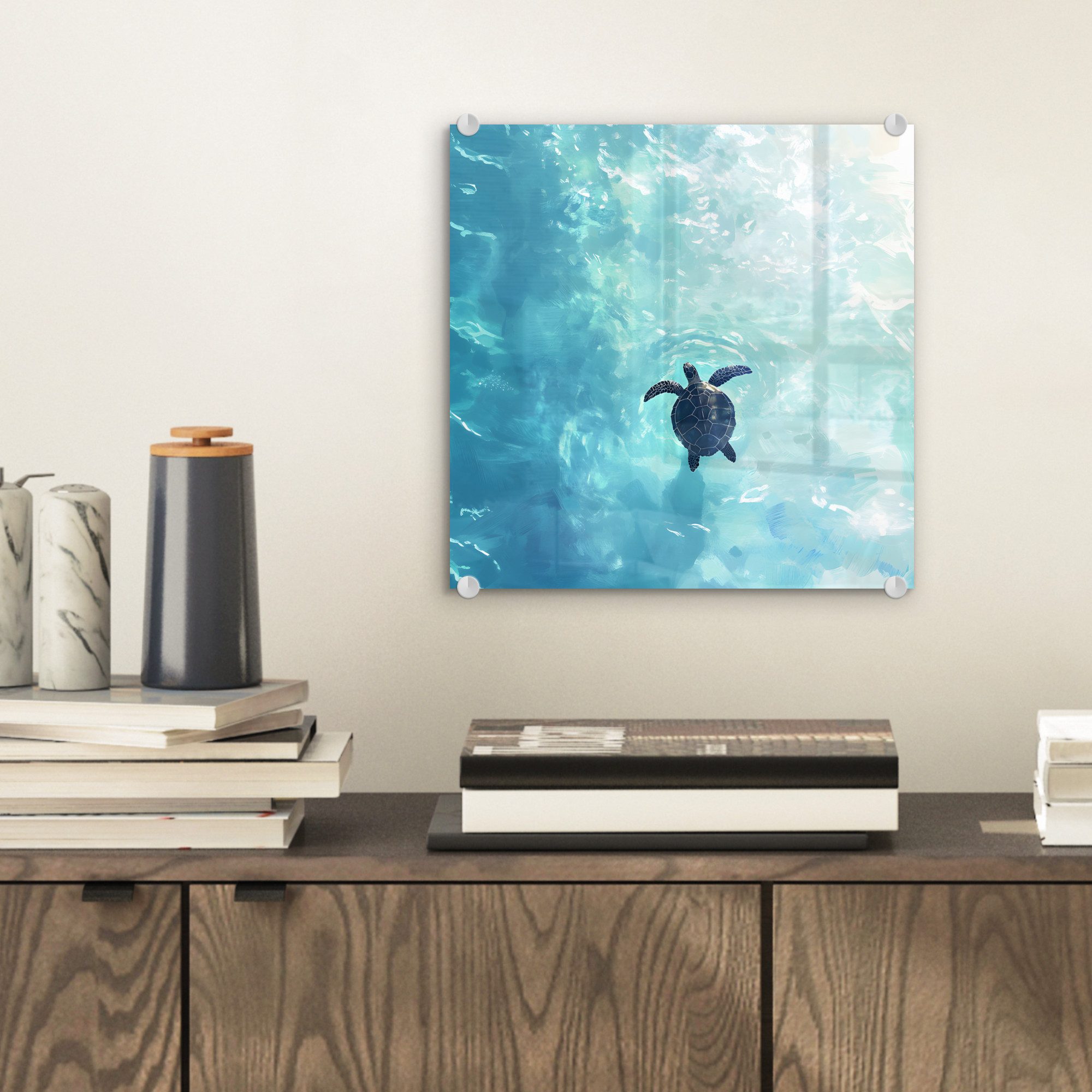 MuchoWow Acrylglasbild Schildkröte - Meer - günstig online kaufen