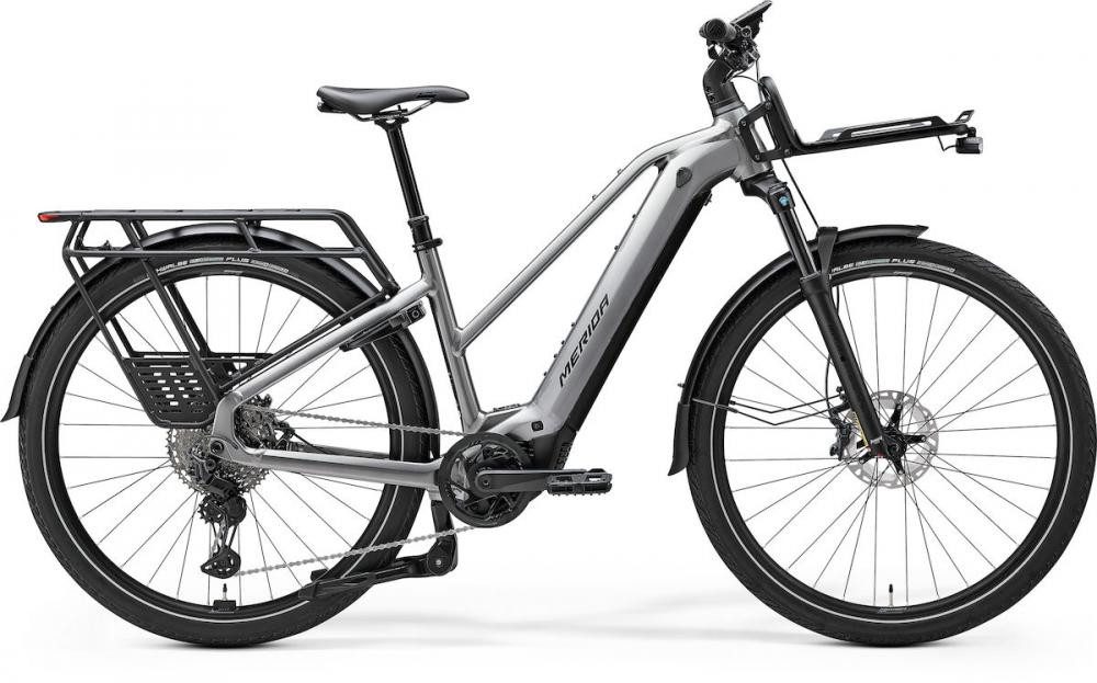 Merida S-Pedelec Merida eFLOAT HD 700 Lady EQ S Grau - komfortables E-Trekkingrad für A