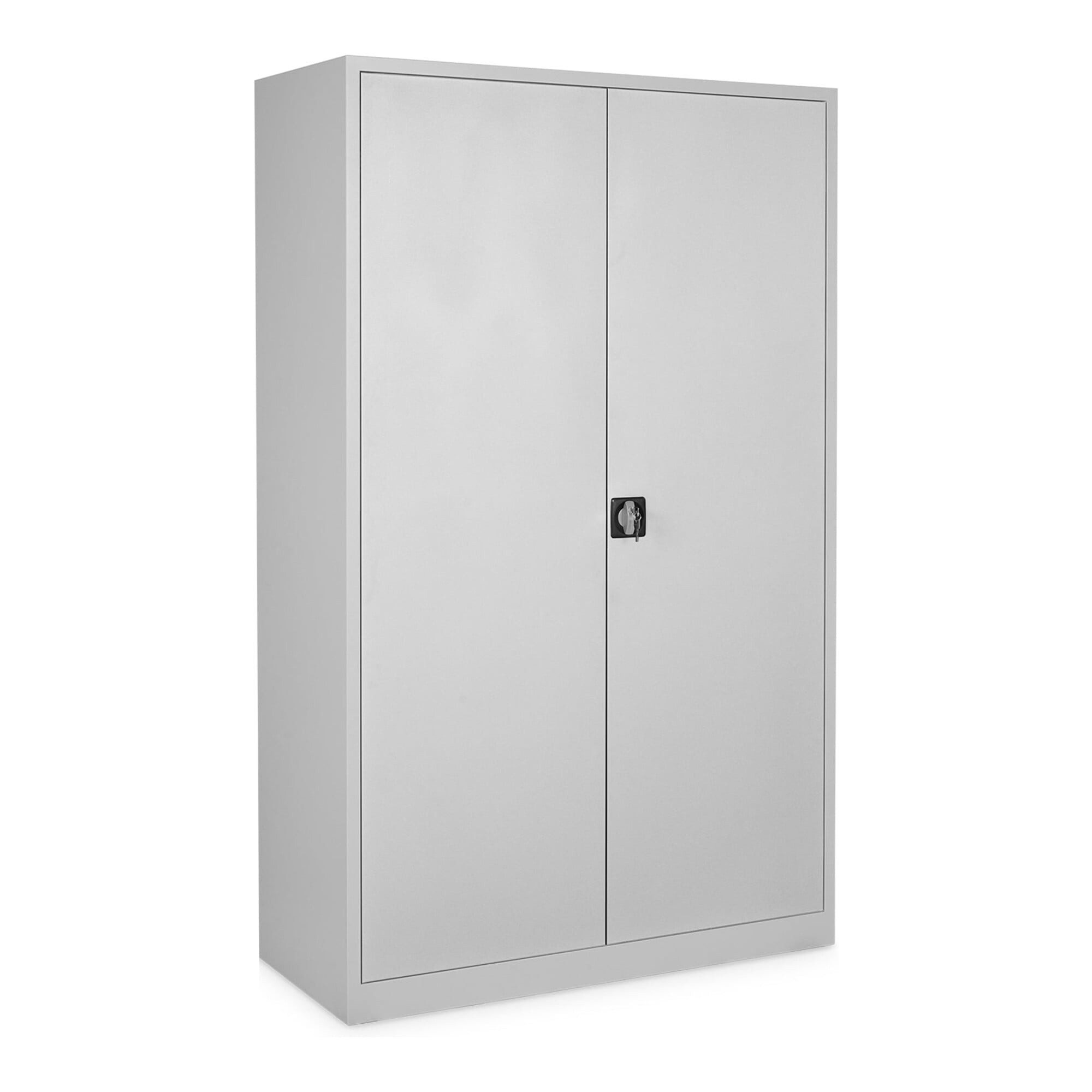 Stier Schranksystem STIER Universalschrank mit 4 Fachböden 1950x 120 x 50 mm, Hellgrau