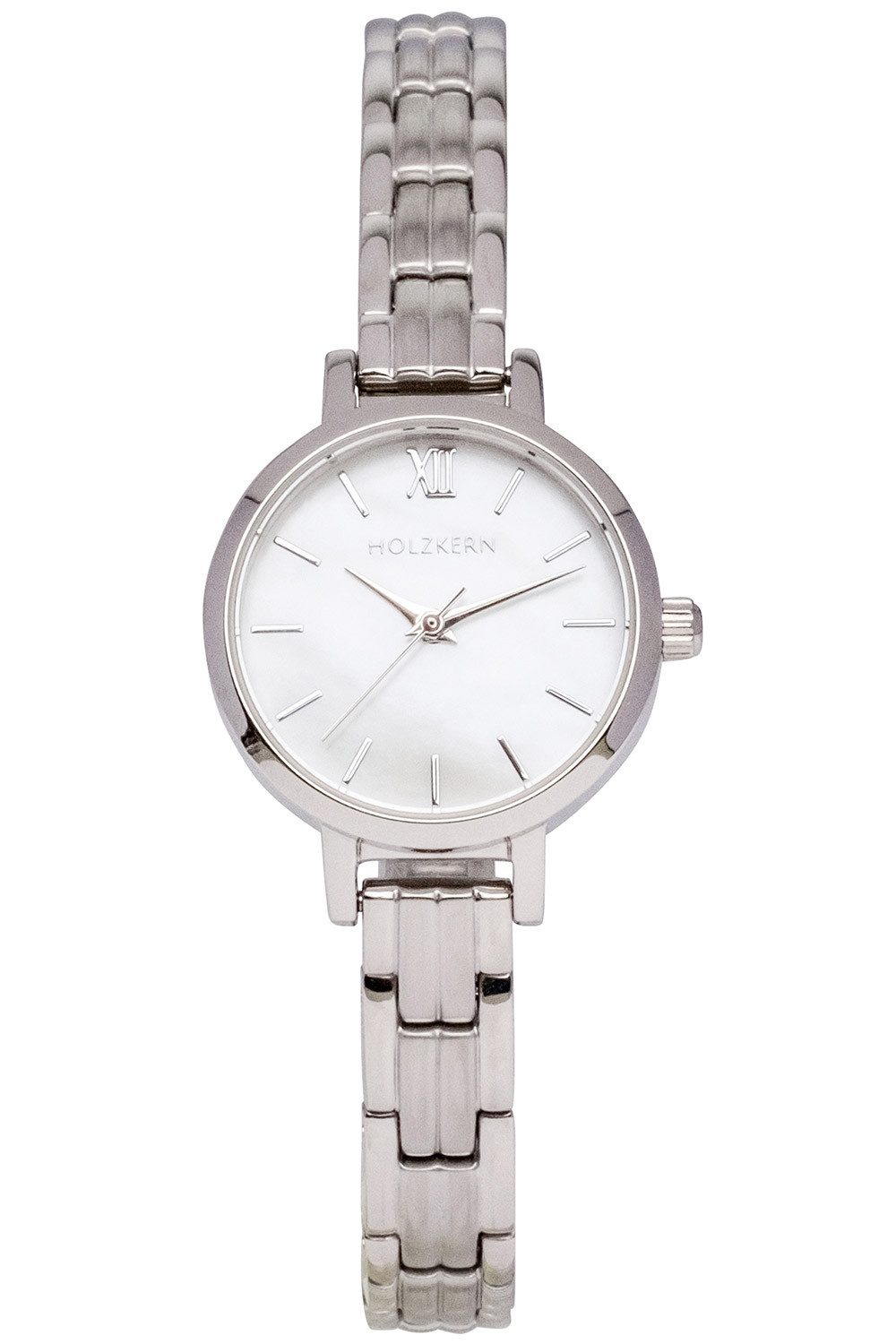 Holzkern Quarzuhr Quarz Skadi Silberfarben/Perlmutt günstig online kaufen