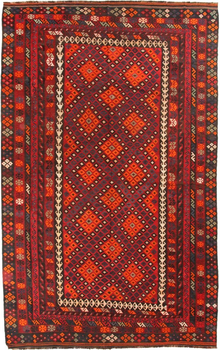 Orientteppich Kelim Afghan Antik 274x440 Handgewebter Orientteppich, Nain Trading, rechteckig, Höhe: 3 mm