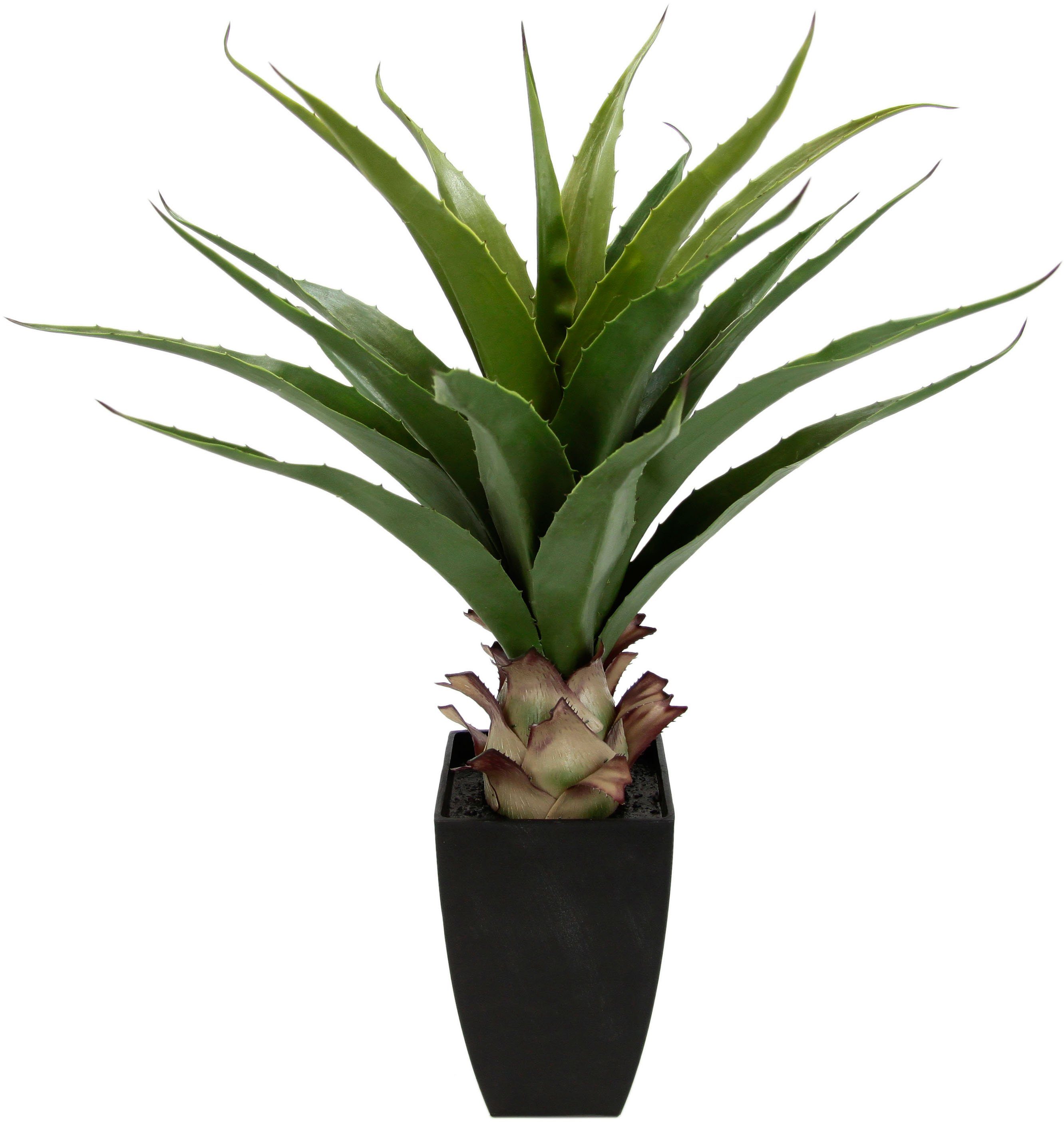 Kunstpflanze Agave im Topf