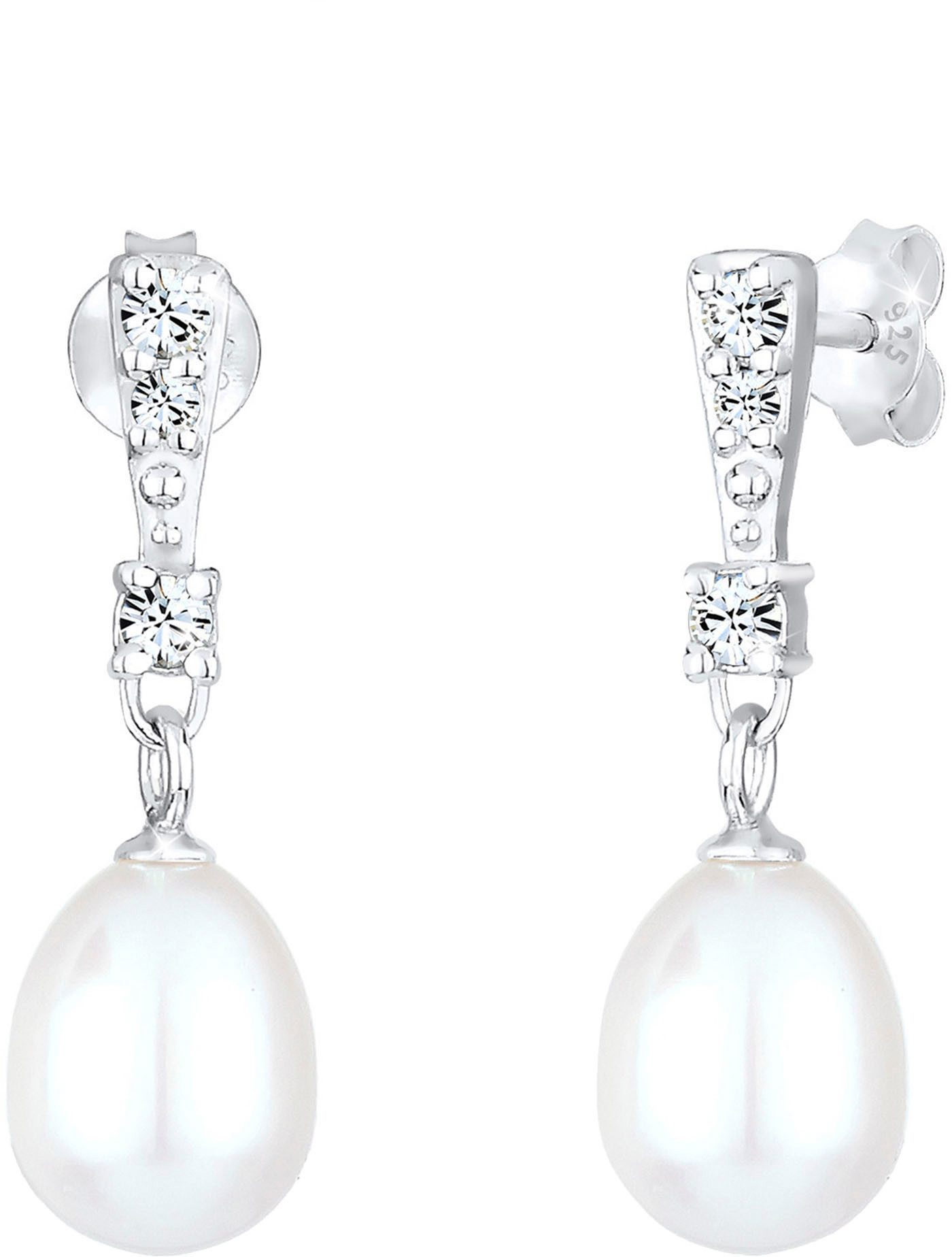 Elli Paar Ohrstecker Schmuck Geschenk Silber 925 Ohrringe, mit Glasstein - günstig online kaufen