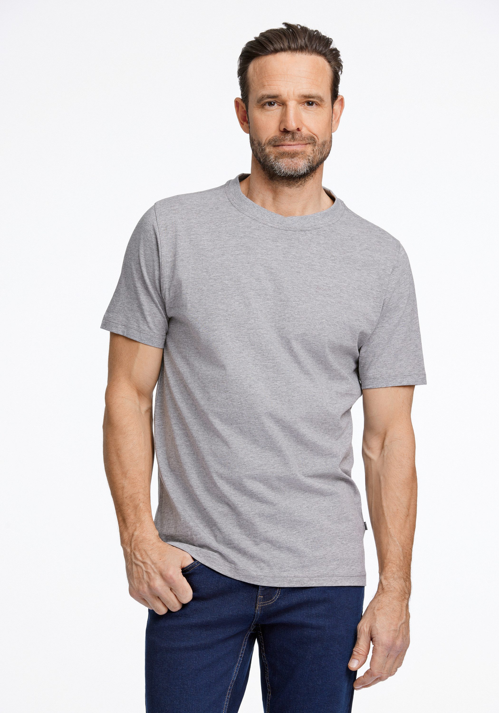 BISON T-Shirt T-Shirt Comfort Fit