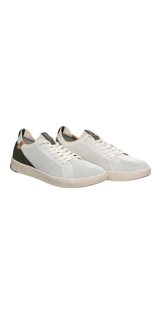 SAOLA Cannon Knit 2.0 weiss/olive Herren Sneaker