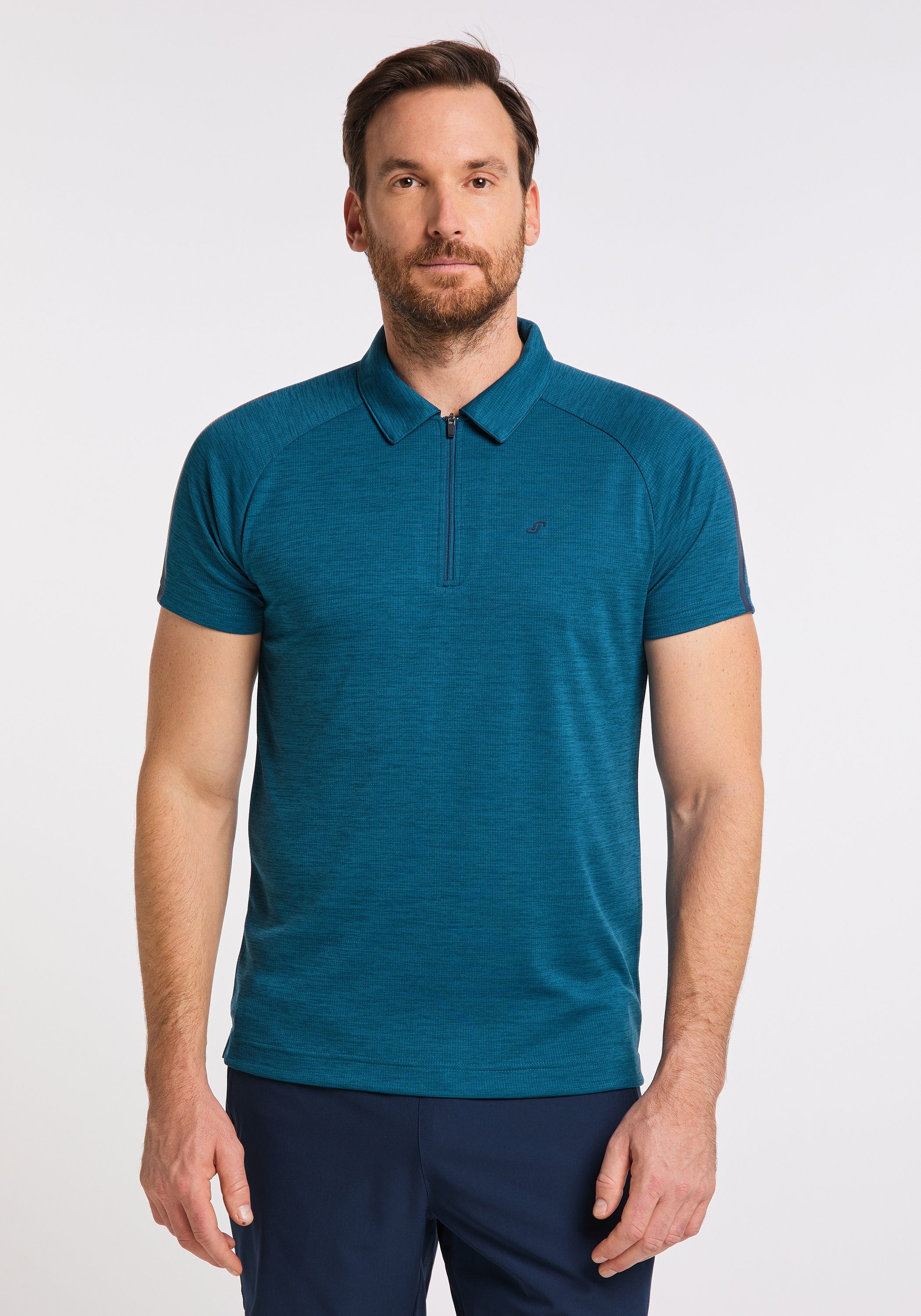 IVO turquoise Sportswear deep melange Joy Polo Poloshirt