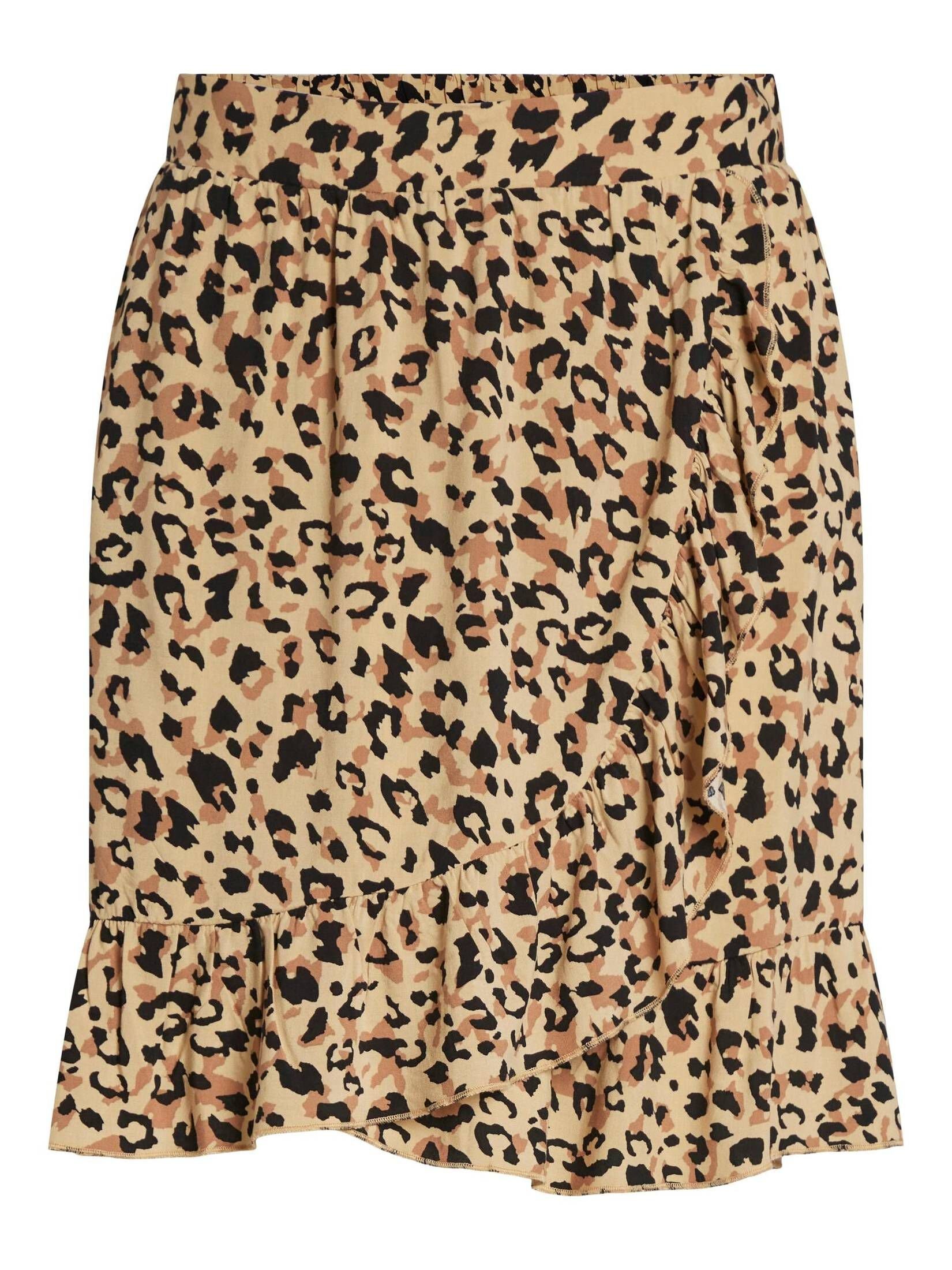 Vila Wickelrock Damen Minirock VIPAYA WRAP günstig online kaufen