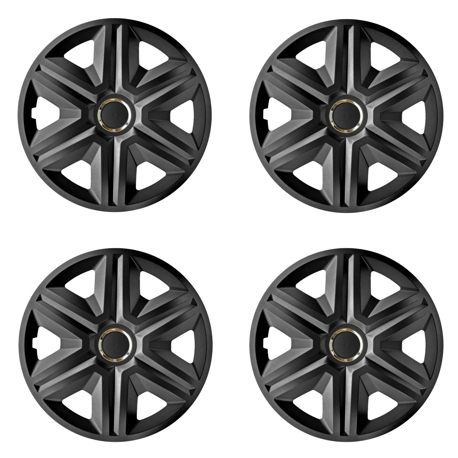 NRM Radkappen Fast, 14 in Zoll, (4-St) 14" Radkappen Komplettset