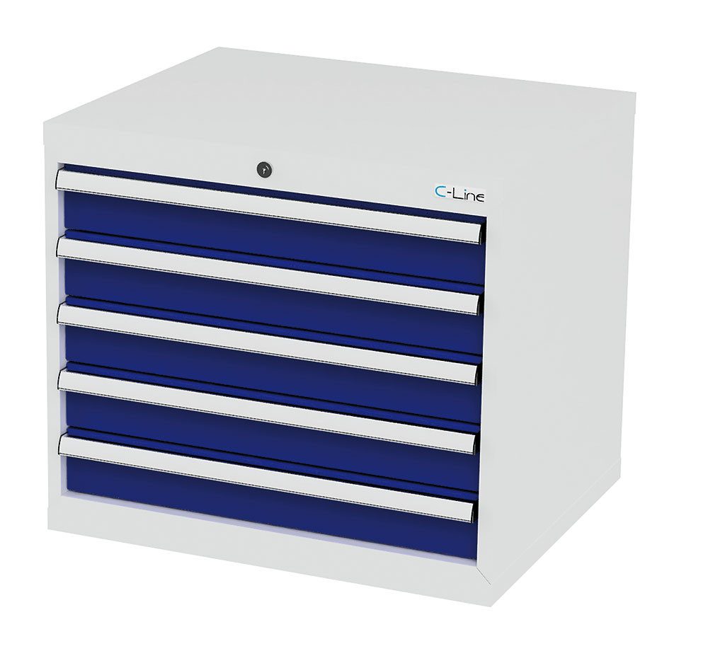 Simplaflex Werkzeugschrank Simplaflex Schubladenschrank, 5 Schubladen, BxTxH 700x575x620 mm