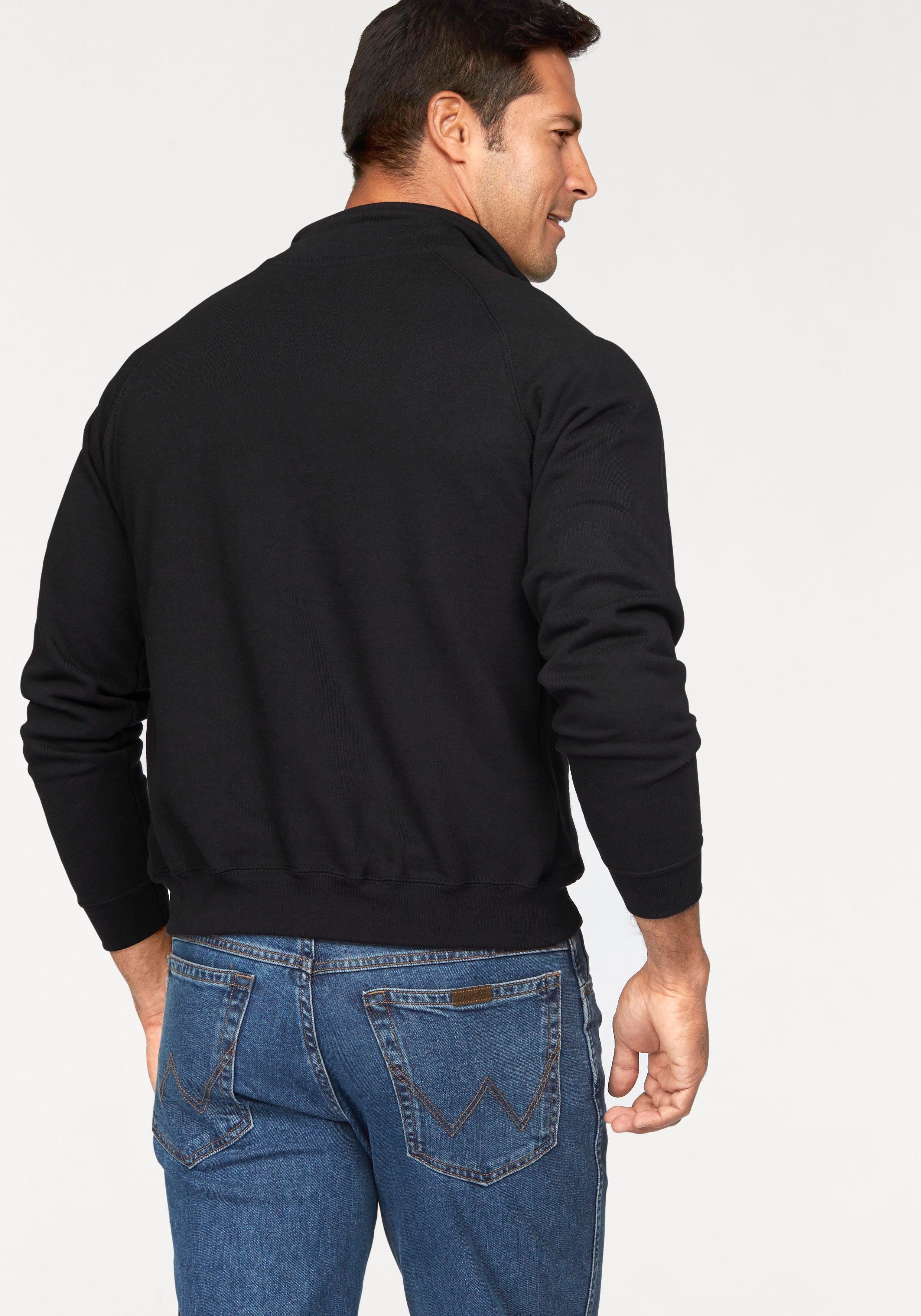 Fruit of the Loom Sweatshirt mit Reißverschluss günstig online kaufen