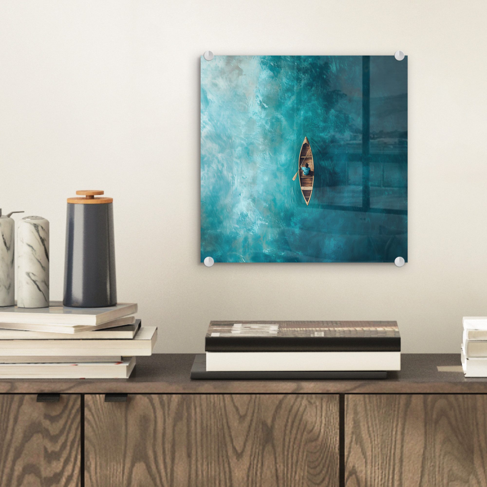 MuchoWow Acrylglasbild Boot - Wasser - günstig online kaufen