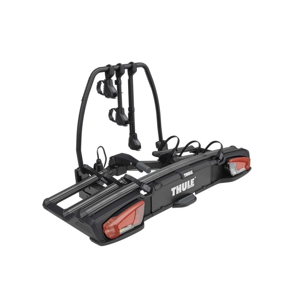 Thule Kupplungsfahrradträger VeloSpace 3 Fahrradträger für 3 Fahrräder, kompatibel mit E-Bikes.