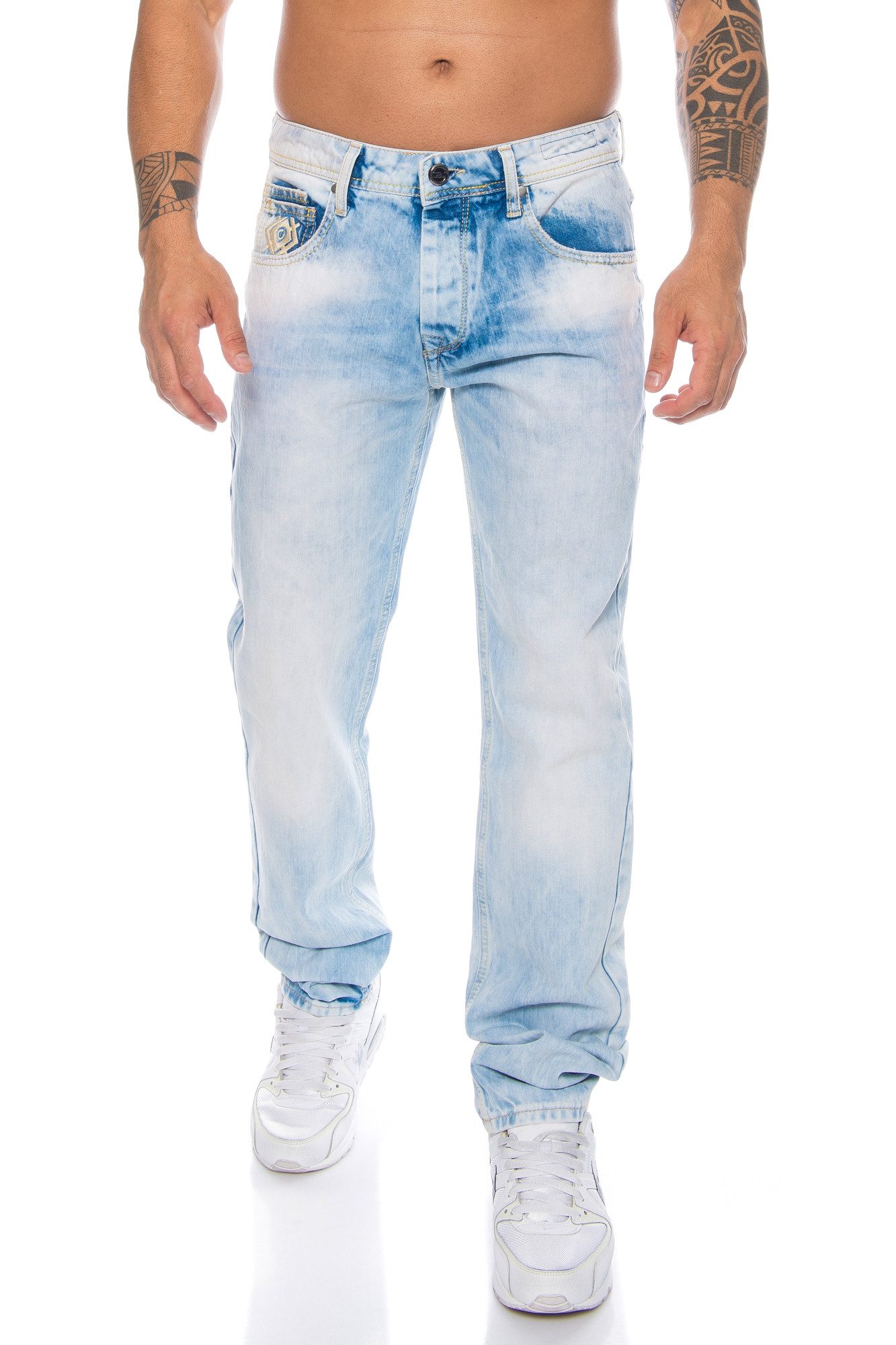 Cipo & Baxx Regular-fit-Jeans Herren Jeans günstig online kaufen