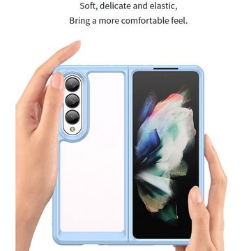 König Design Handyhülle Samsung Galaxy Z Fold4 5G, Schutzhülle Case Cover Backcover Etuis Bumper