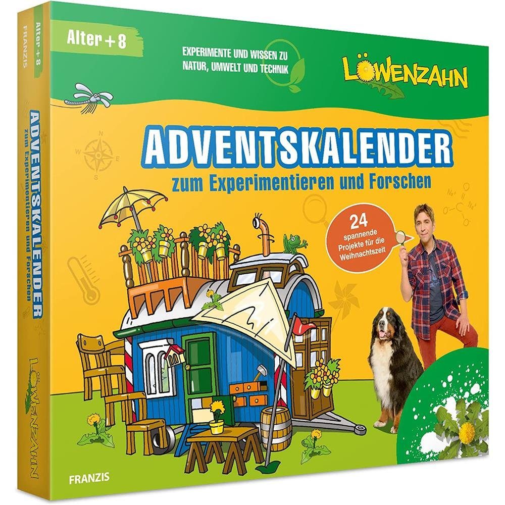 Franzis Adventskalender Löwenzahn, mit Experimente und Wissen zu Natur, Umwelt und Technik, ab 8 Jahren