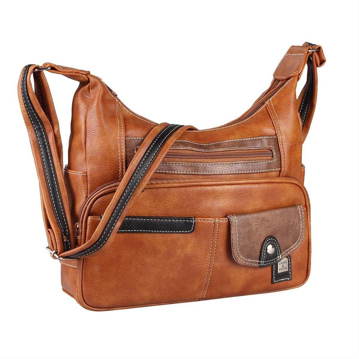 Schultertasche Damen Tasche CrossBody Schultertasche CrossOver Umhängetasche