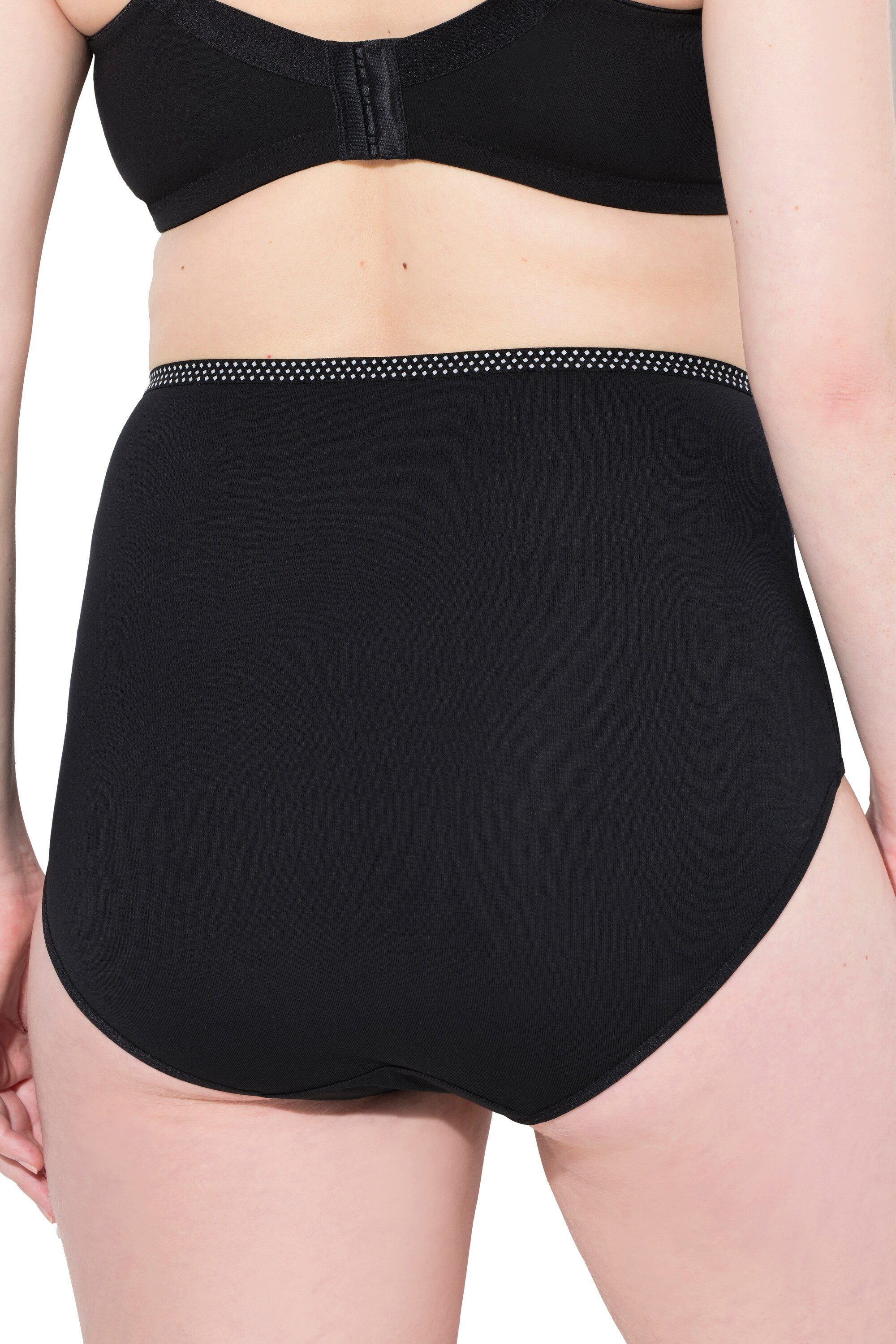 Ulla Popken Maxislip Maxislips 6er-Pack Muster/einfarbig