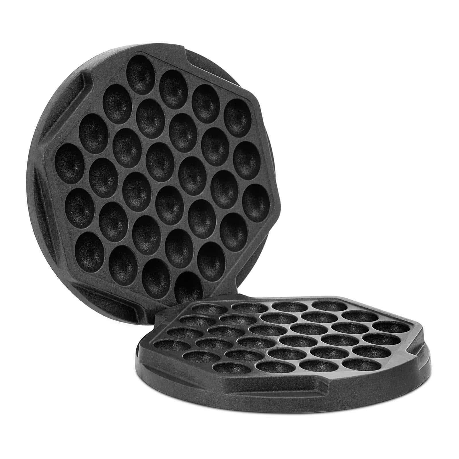Royal Catering Waffeleisen Waffeleisen-Platten - rund - 1 große Bubble ...