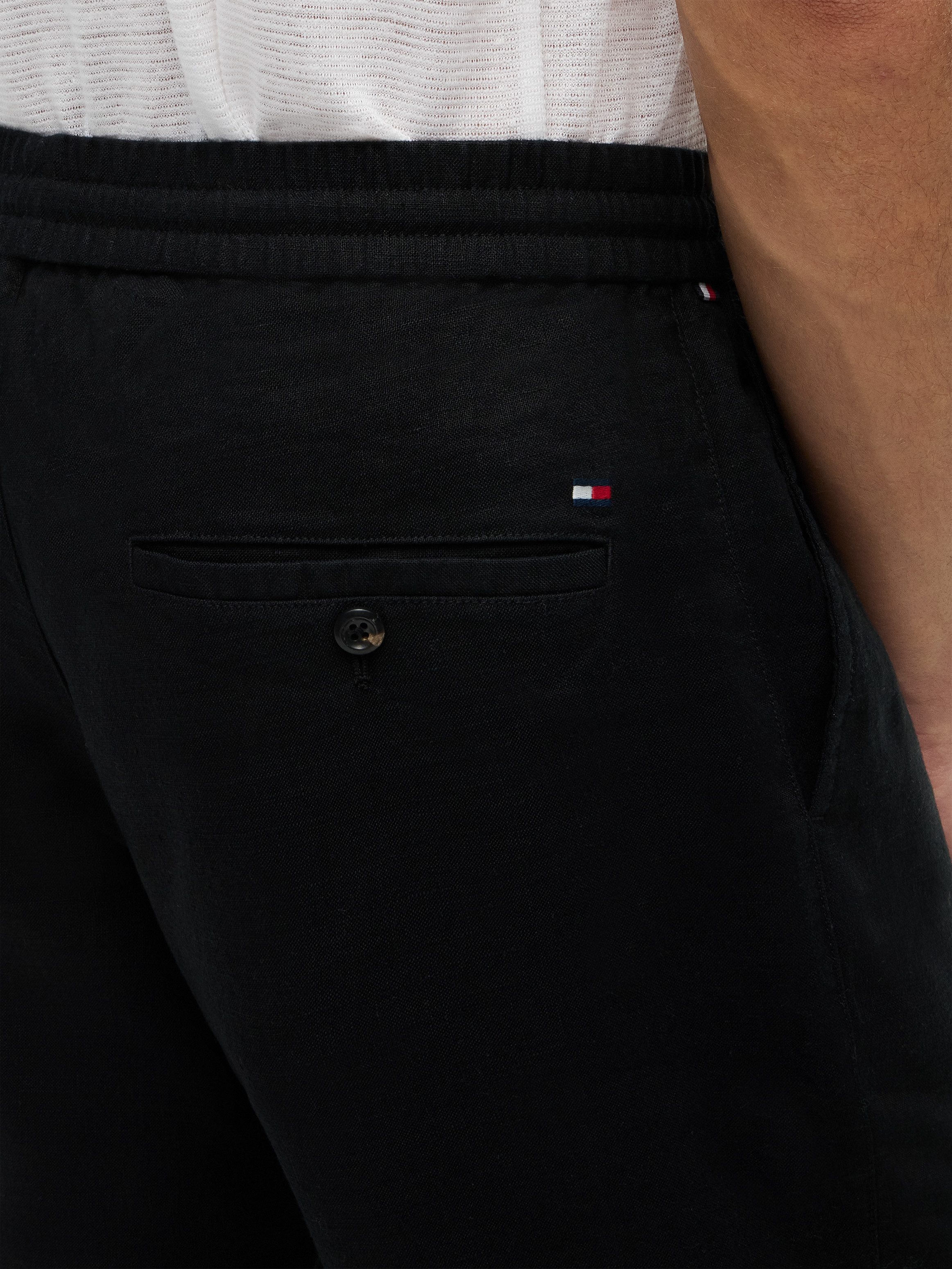 Tommy Hilfiger Chinoshorts DOVER aus Leinenmix, elastischer Bund