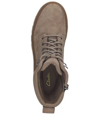 Clarks Stiefelette Leder/Textil Schnürstiefelette