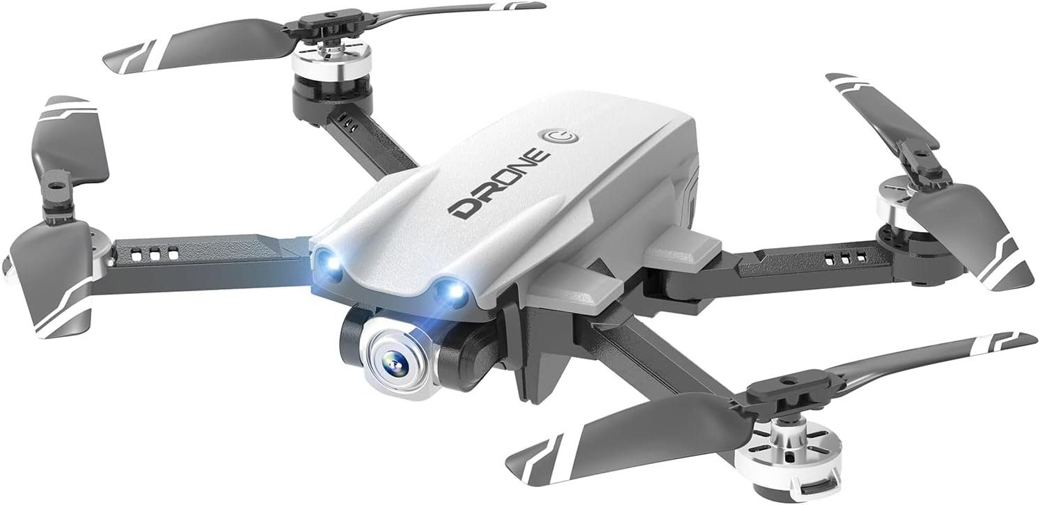 HouDeOS mit Kamera oder Anfänger, faltbar Spielzeugdrohnen für Kinder Drohne (1080p HD, Höhenhaltung, Trajektorienflug ca. 30 Minuten Flugzeit mit 2 Batterien)