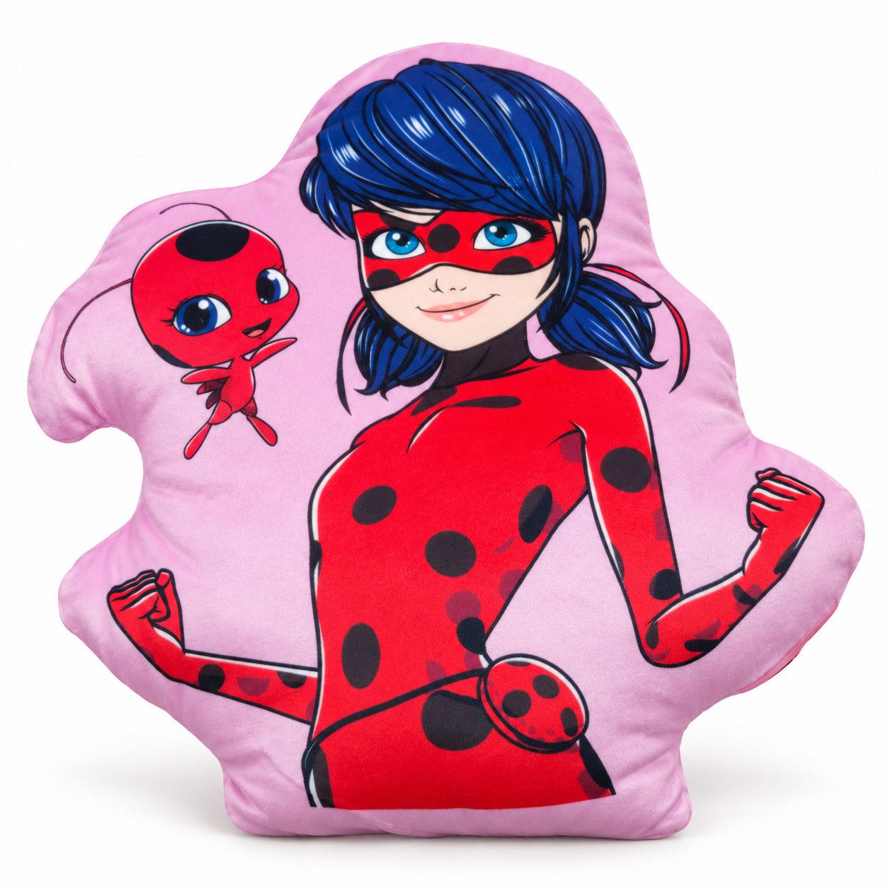 Miraculous - Ladybug Dekokissen Miraculous Ladybug Tikki mini Velours Kissen Dekokissen 3D Cushion, 27x27x7 cm