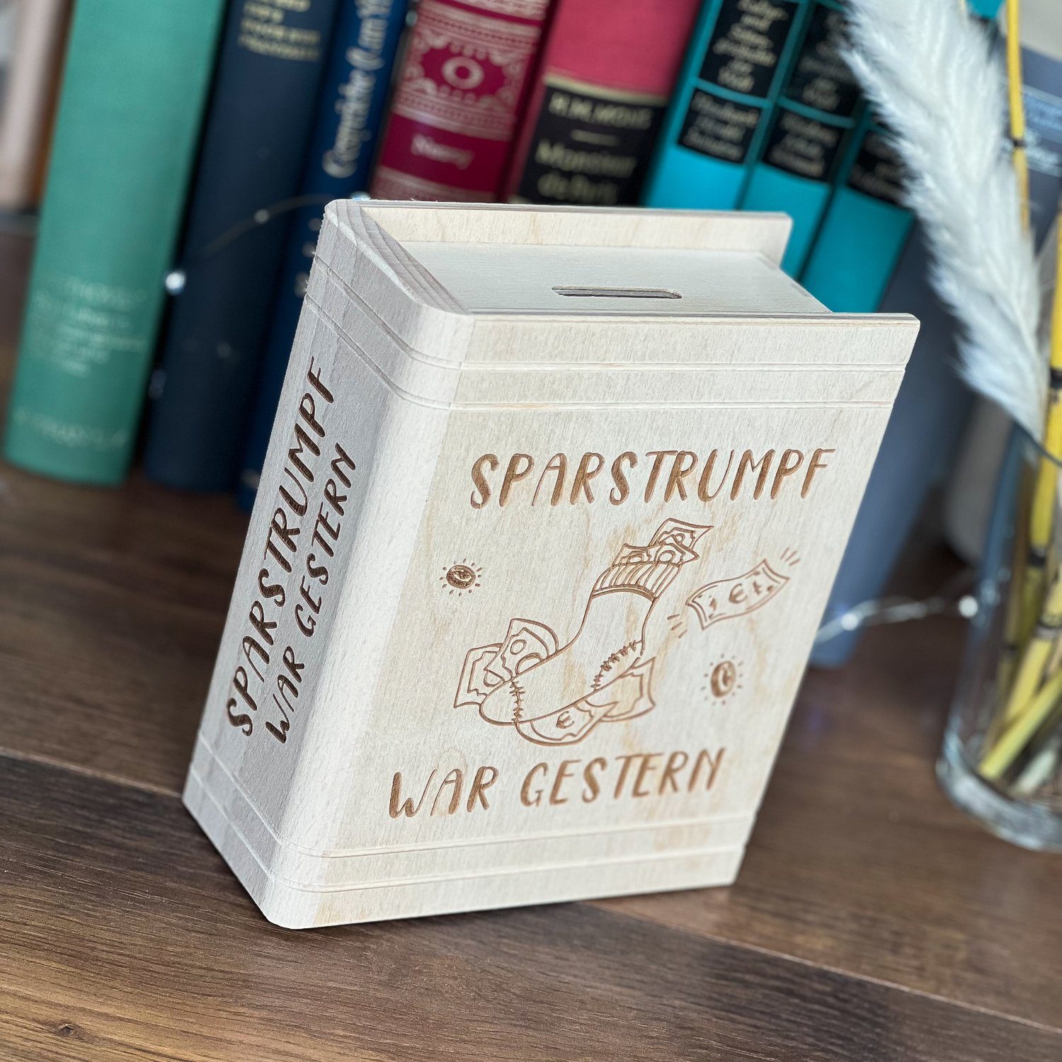 Spruchreif® Spardose Spardose in Buchform mit günstig online kaufen