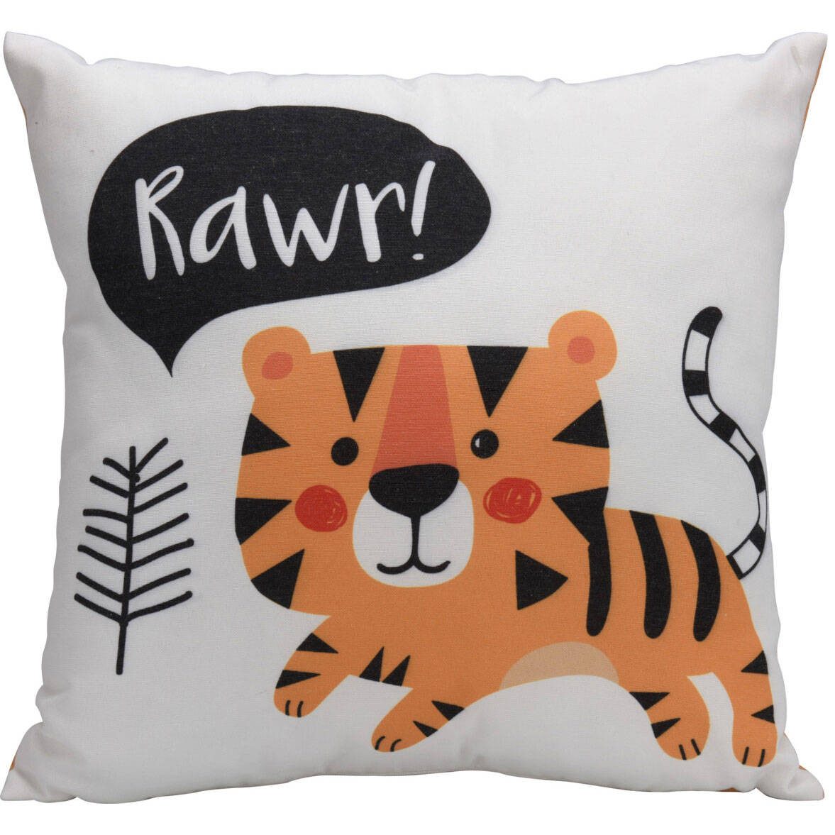 Home & styling collection Dekokissen Kissenbezug für Kinderzimmer RAWR, 45 x 40 cm