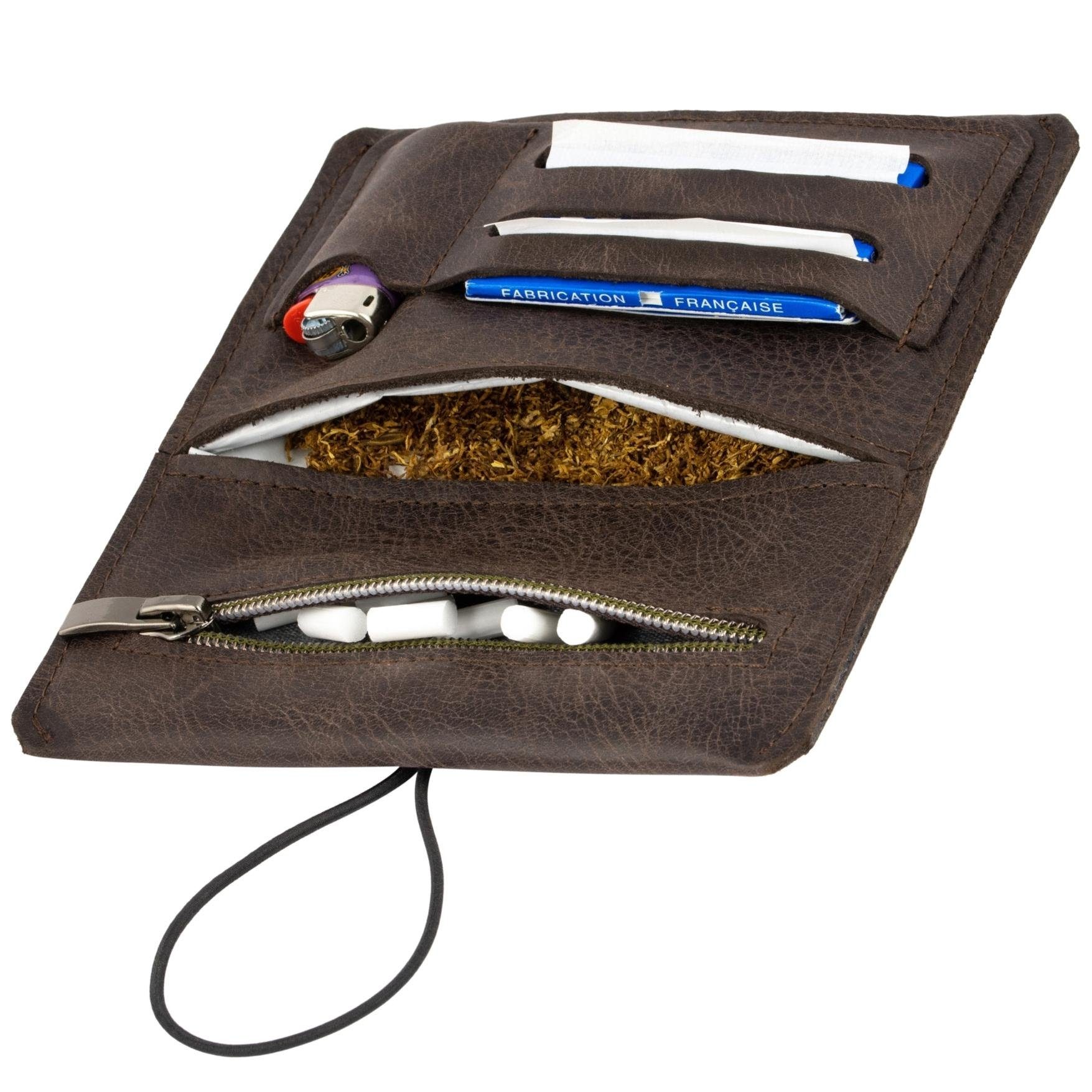 Simaru Tabakbeutel Tabaktasche Drehertasche Sintra, feinstes echt Leder, au günstig online kaufen