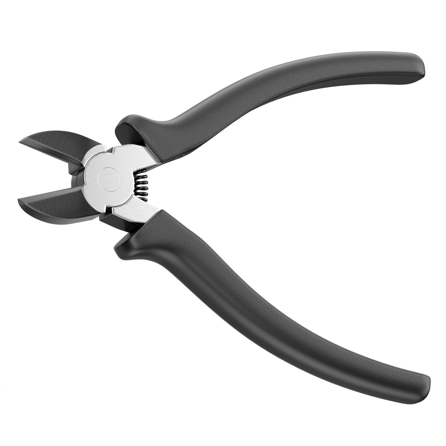 deleyCON Seitenschneider 160mm Kabelschneider Schnellrückstellfeder Netzwerk-Adapter