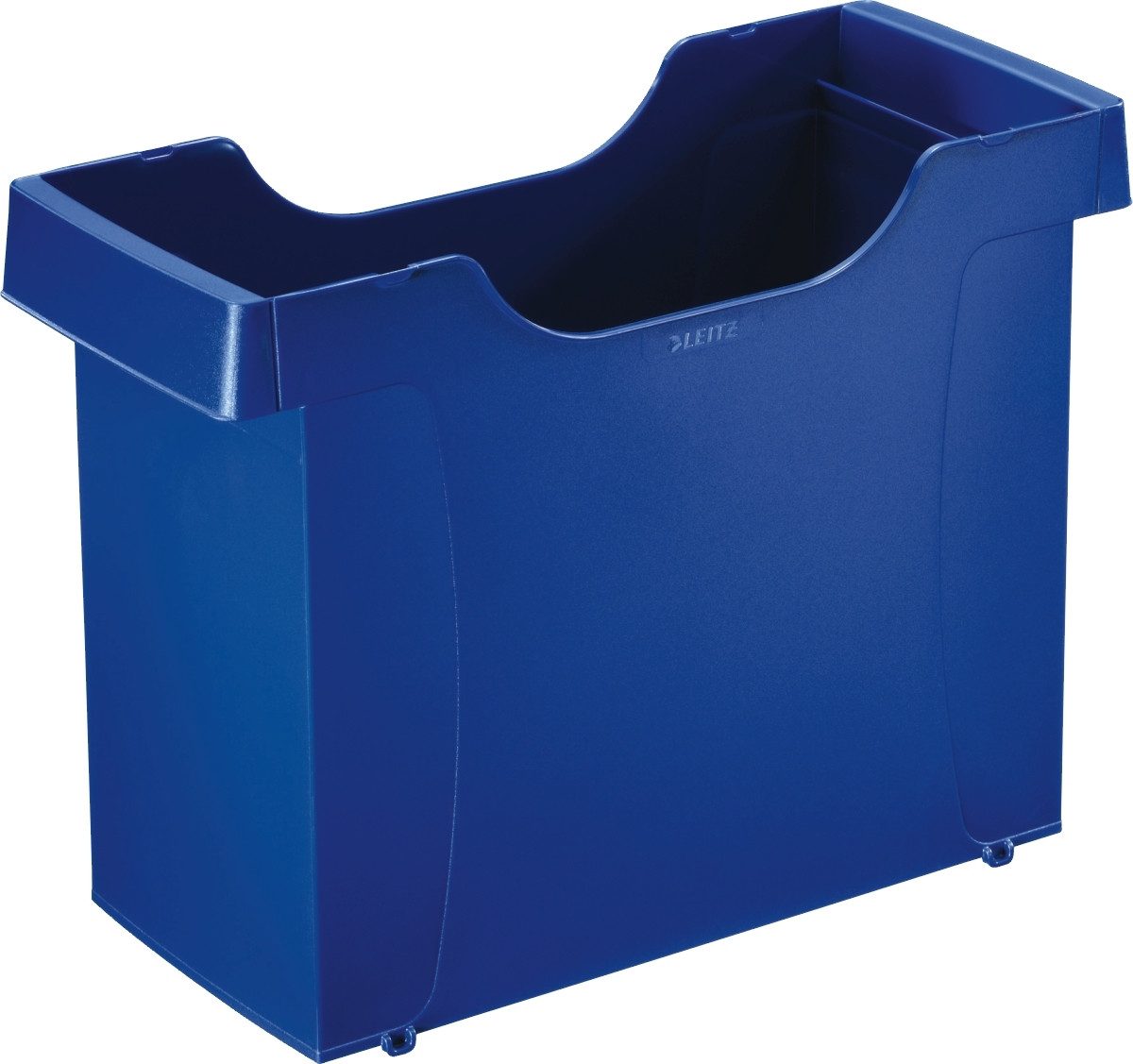 LEITZ Aufbewahrungsbox Hängemappenbox Uni-Box Plus blau (ohne Inhalt)